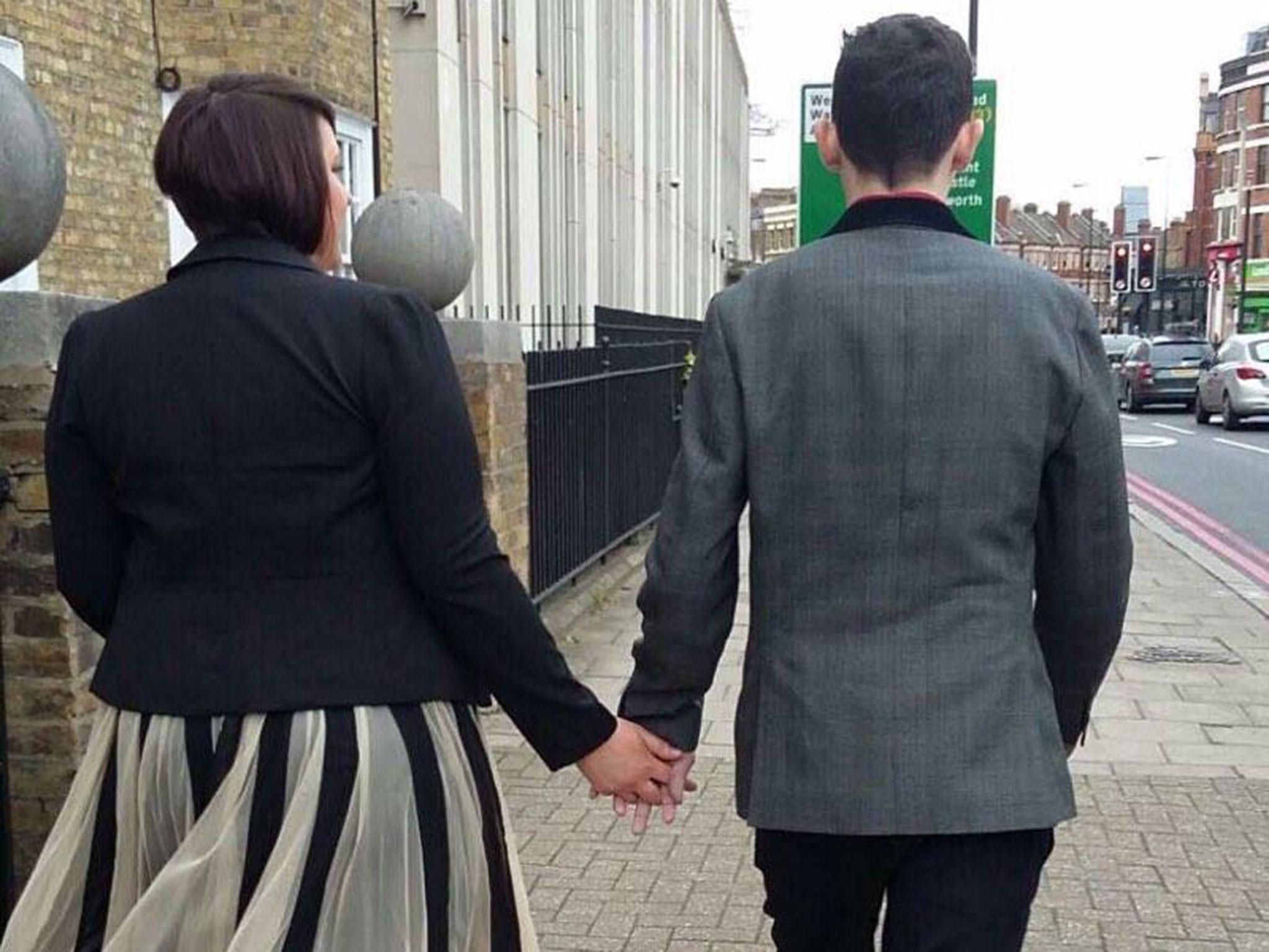 Stephen and his fiancée, Lorna, married in March 2016