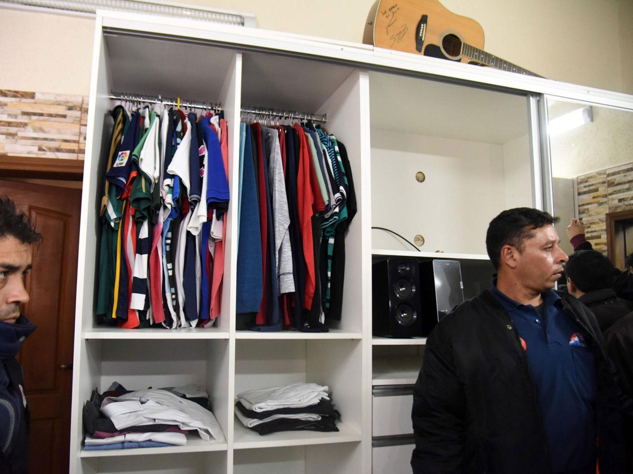 Jarvis Chimenes Pavao had his own clothes in his cell