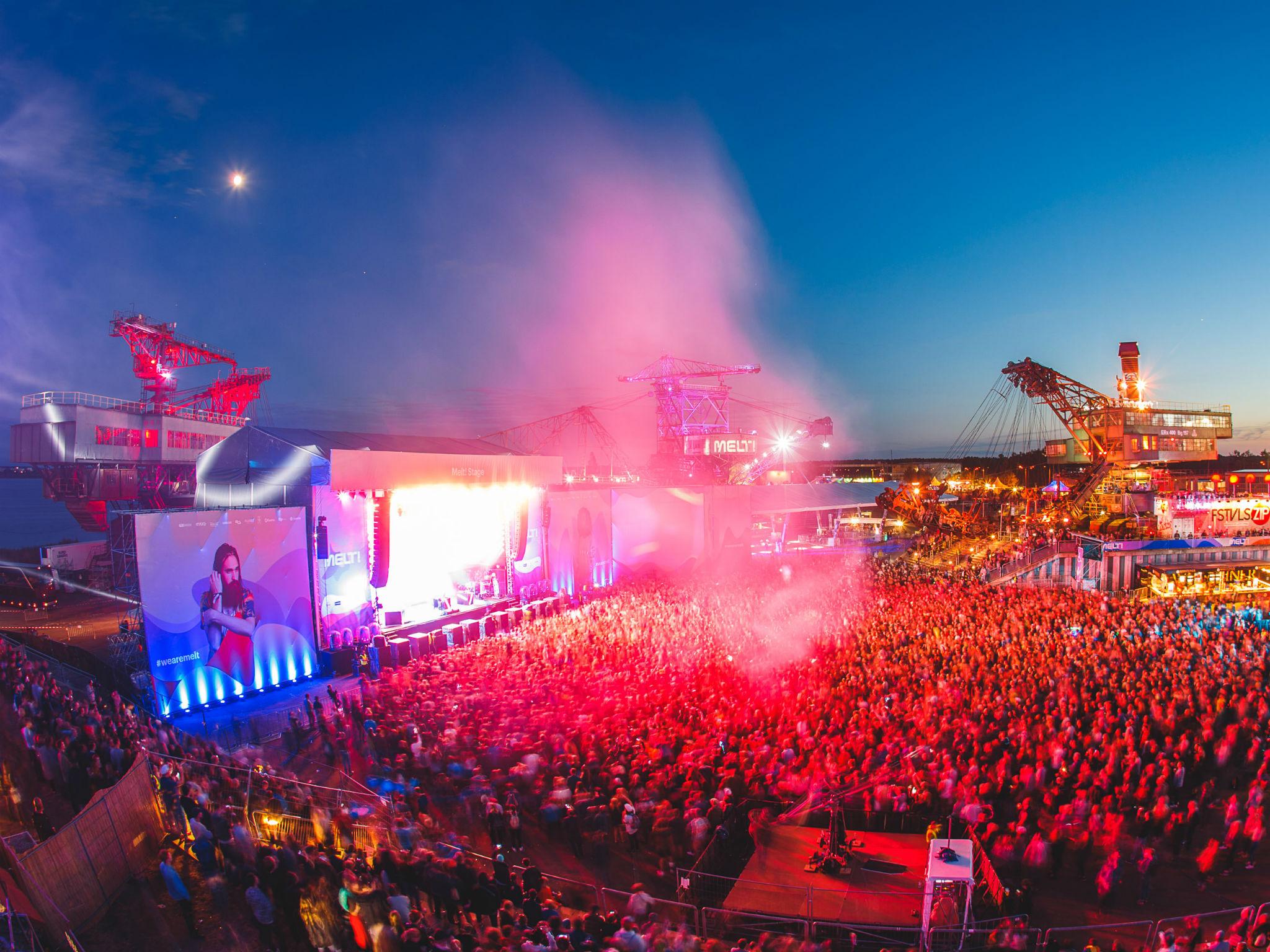 The main stage at Melt! Festival