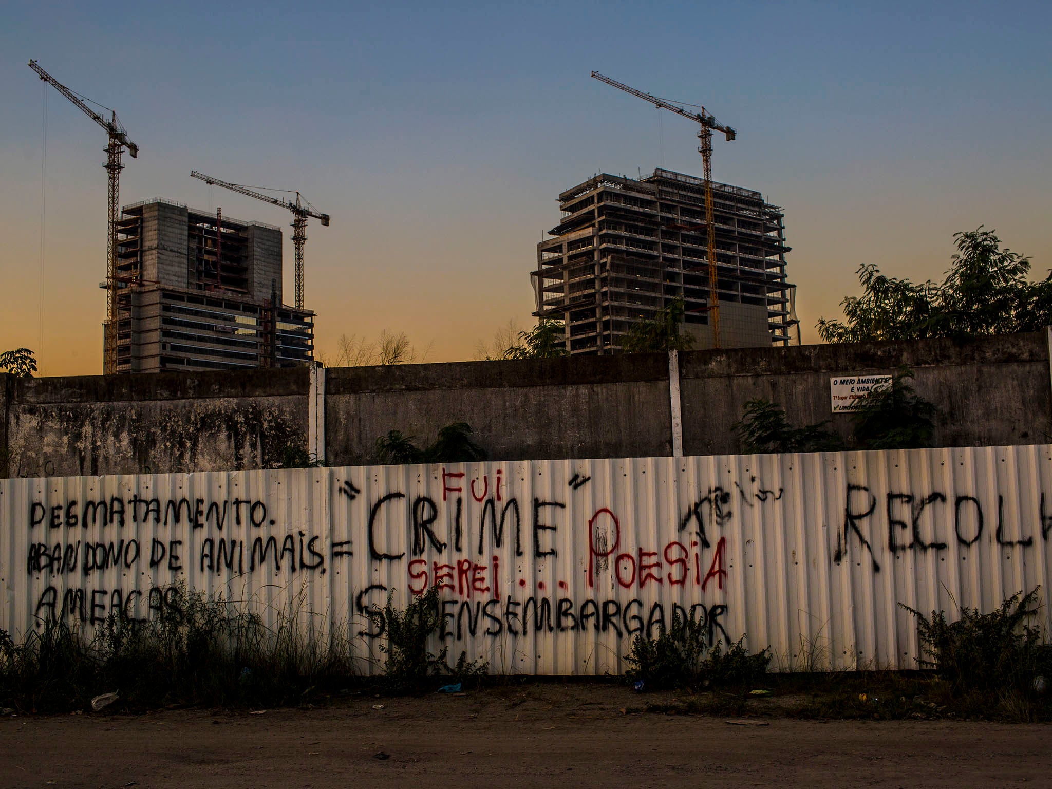 The city started demolishing the Vila Autodromo favela after winning its Olympic bid in 2009