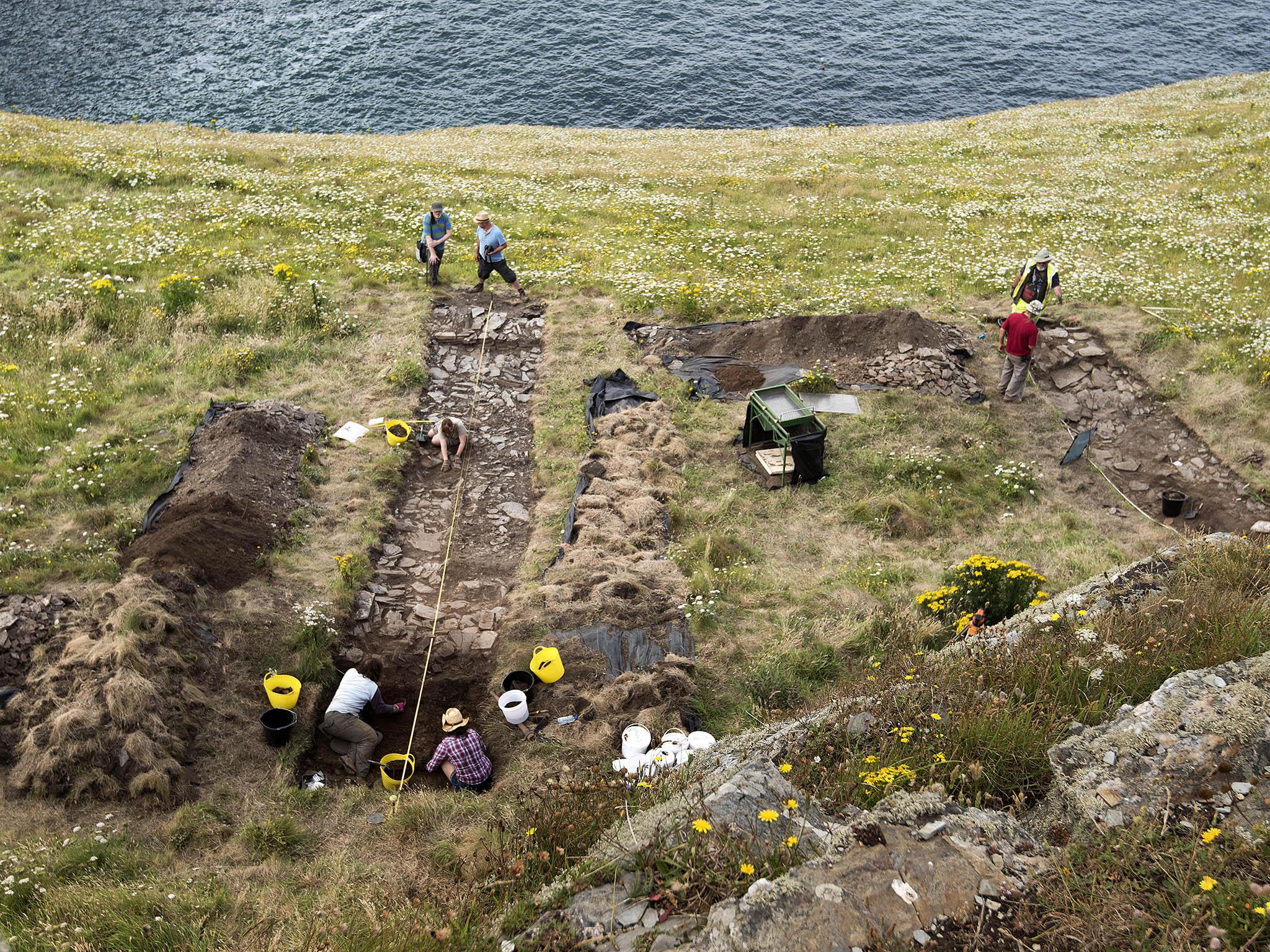 The dig began on 18 July and finished on Tuesday