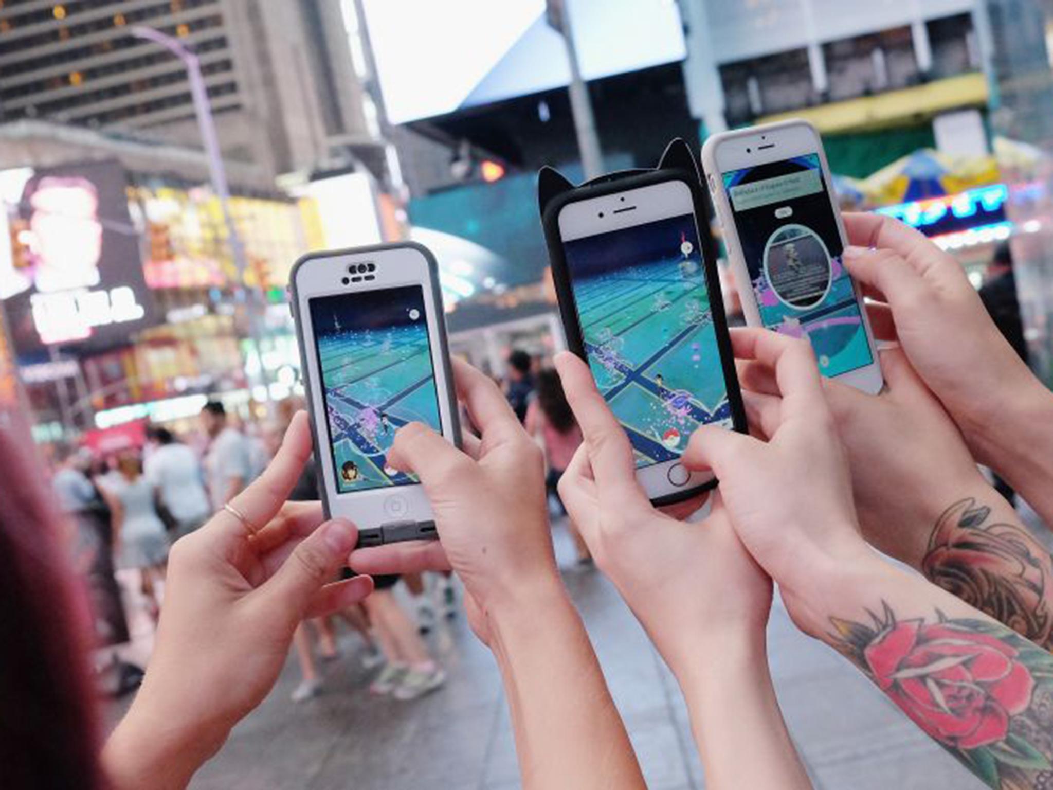 Augmented reality has gained popularity among smartphone users with the development of games like Pokémon Go (Getty)
