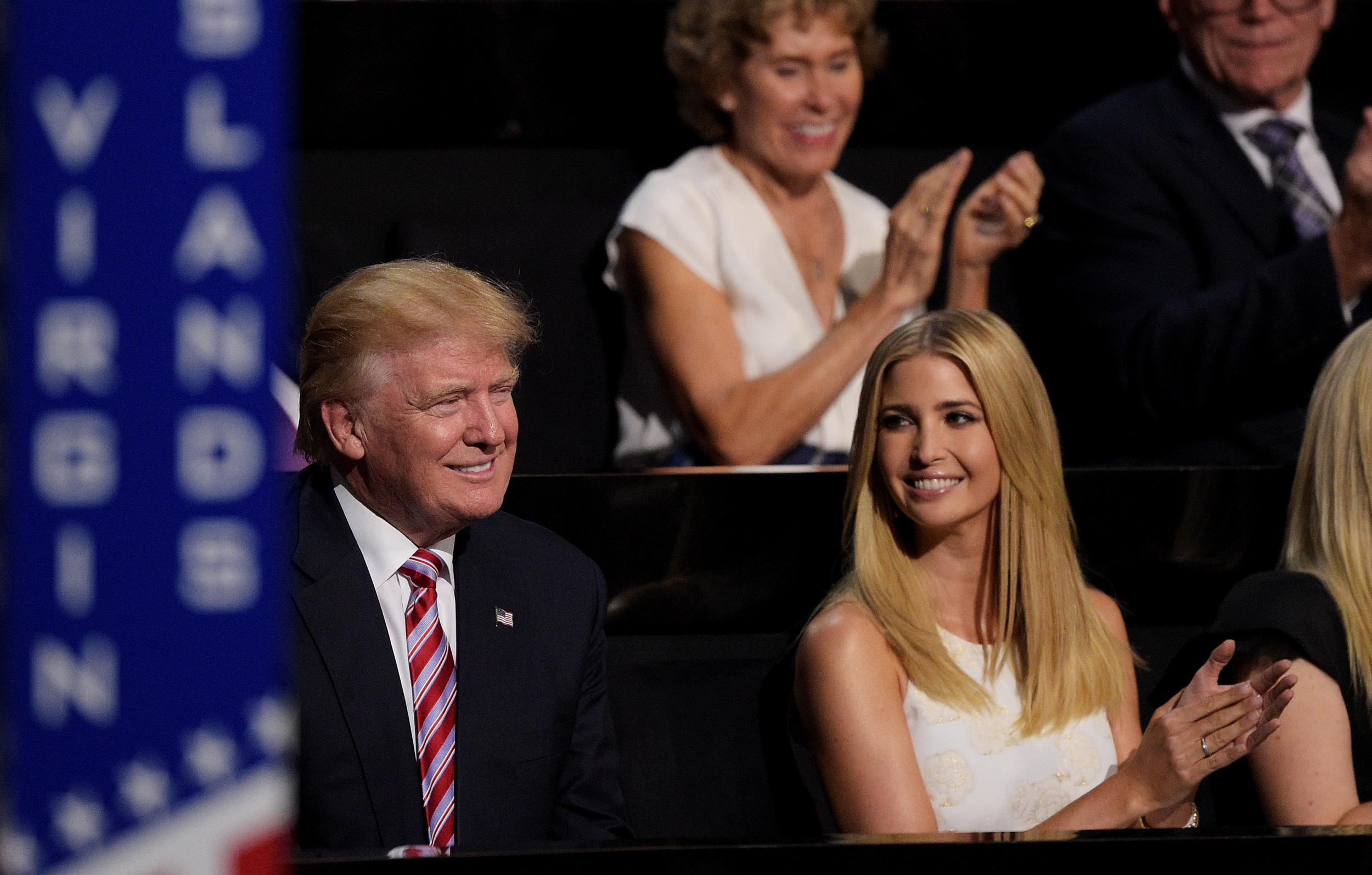 Donald and Ivanka Trump