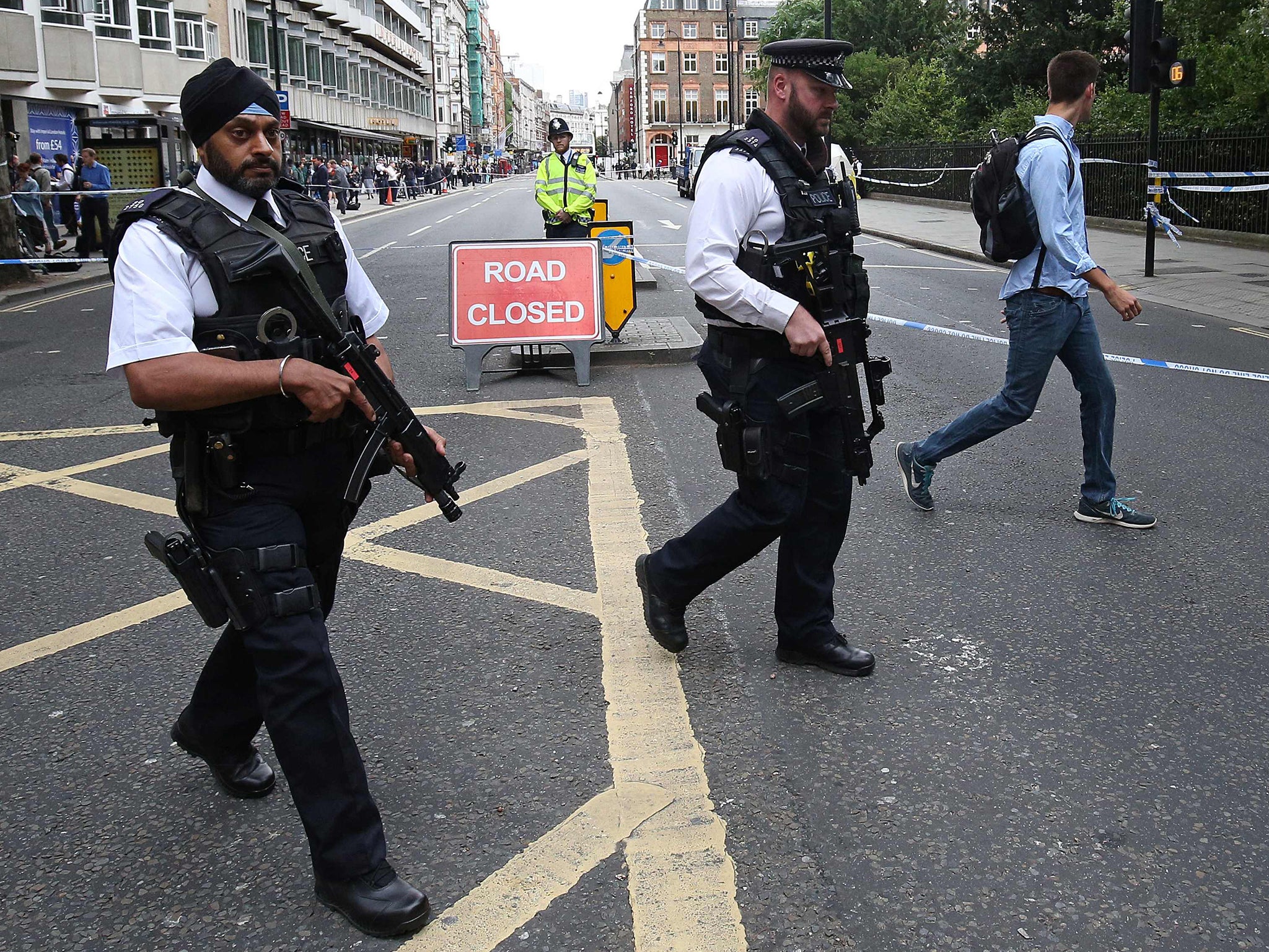 One woman was killed and five others injured in a knife attack in central London, August 3 2016