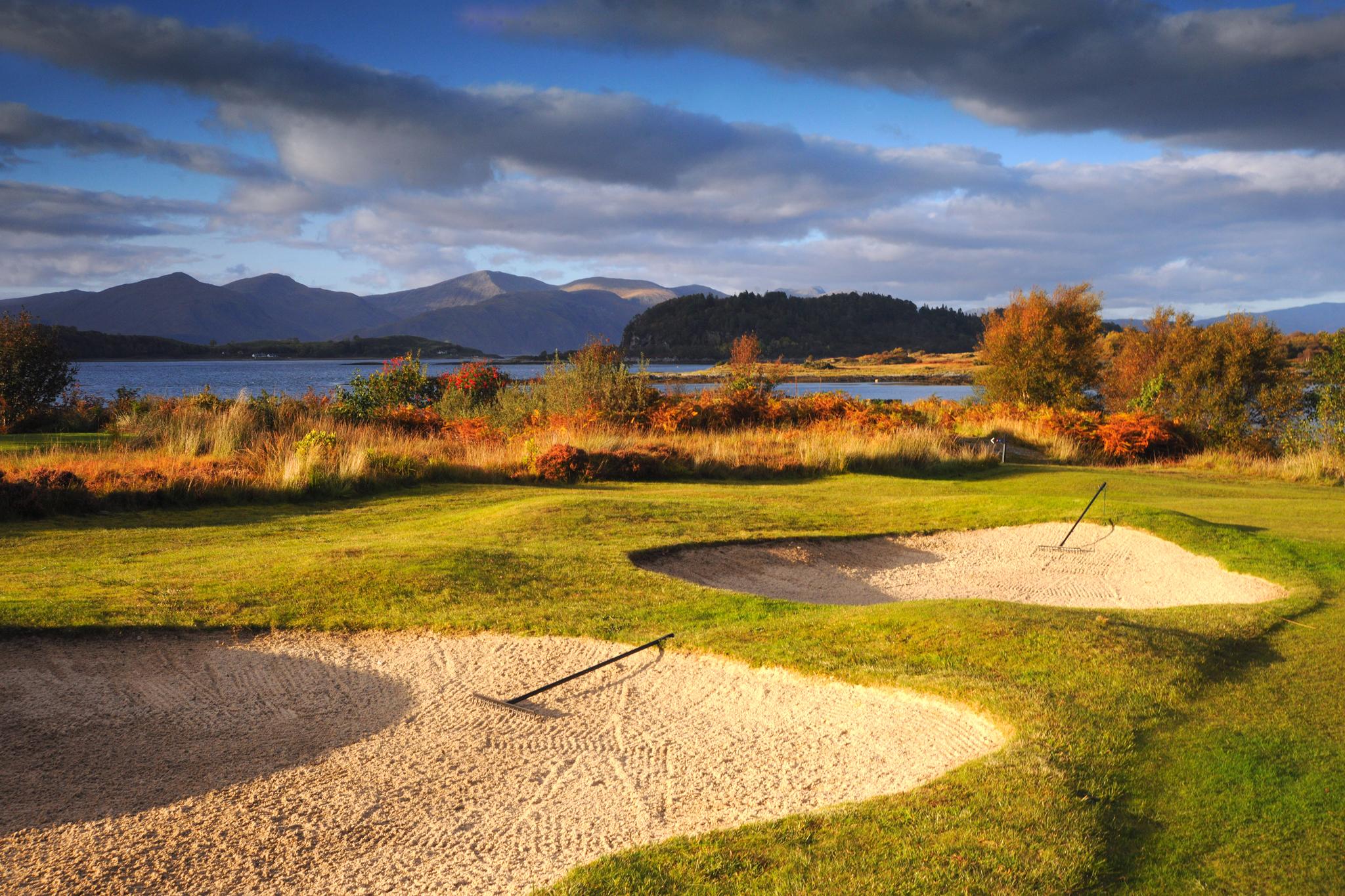 This baronial mansion has its own spa and golf course