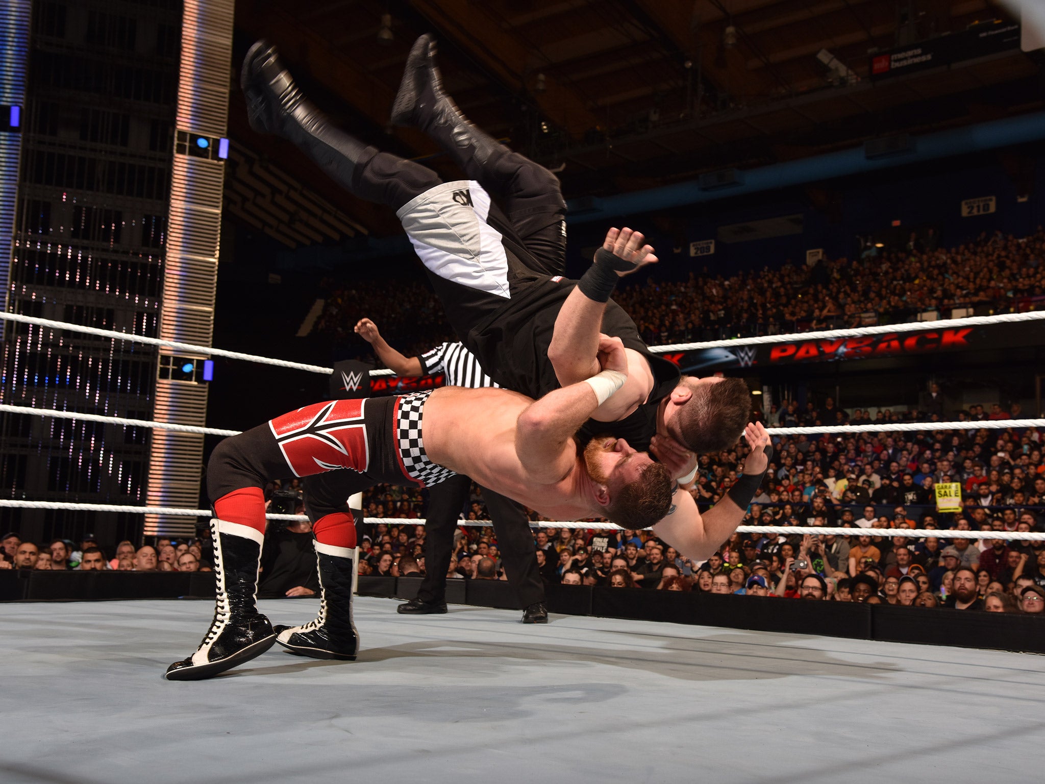 Owen's battle with Sami Zayn reached a climax at Battleground