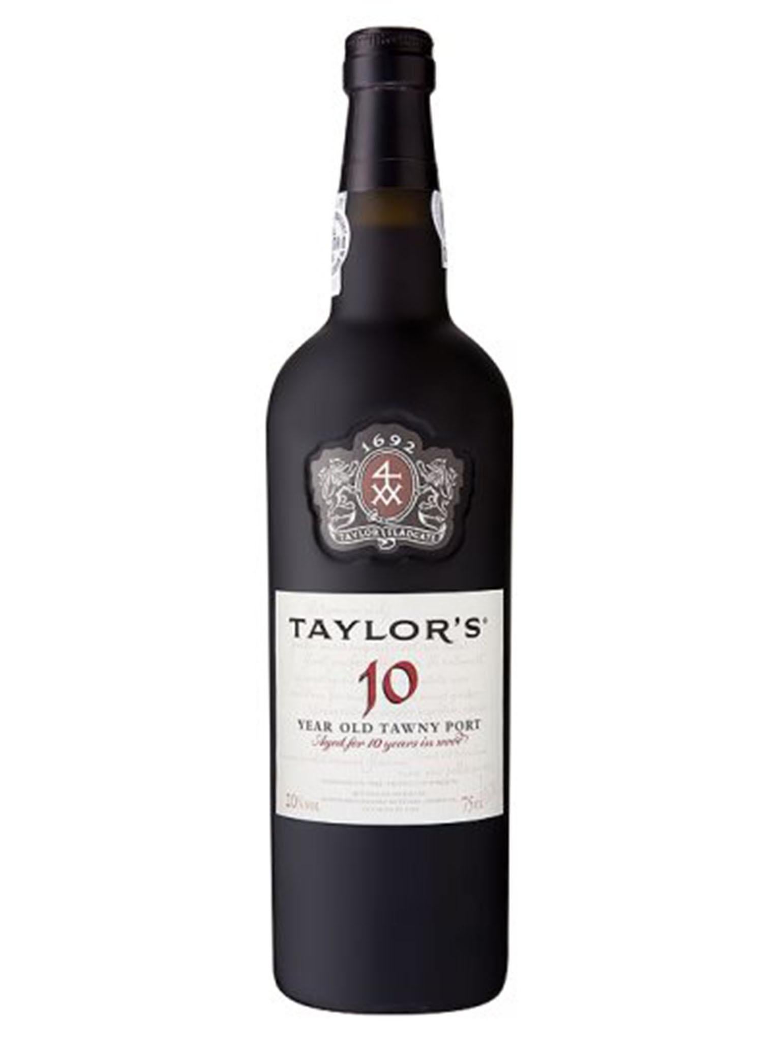 Taylor’s 10-year-old Tawny Port, £25, Majestic