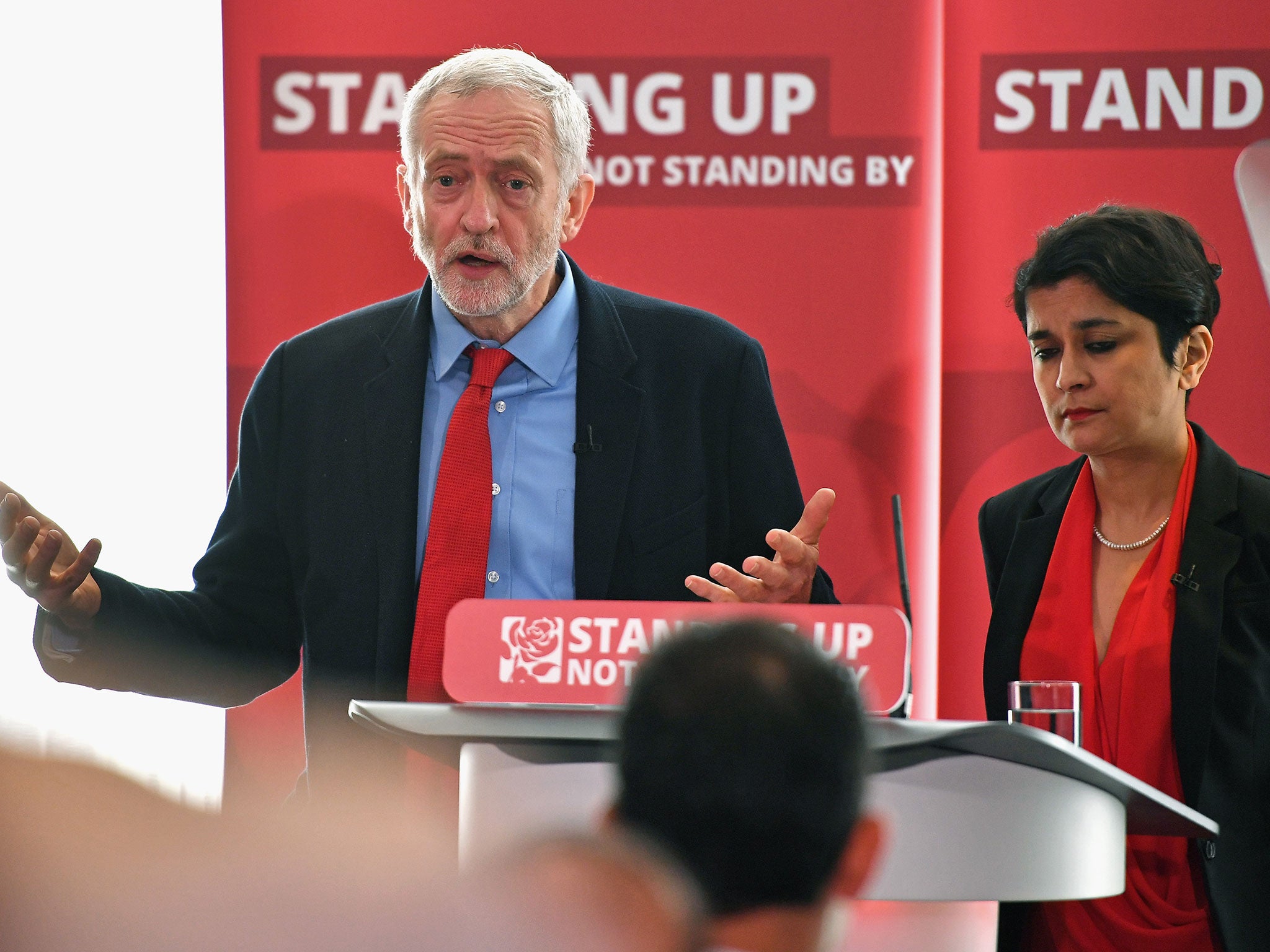 Mr Corbyn said he refused to share a platform with the Tories because it would have appeared an ‘establishment stitch-up’