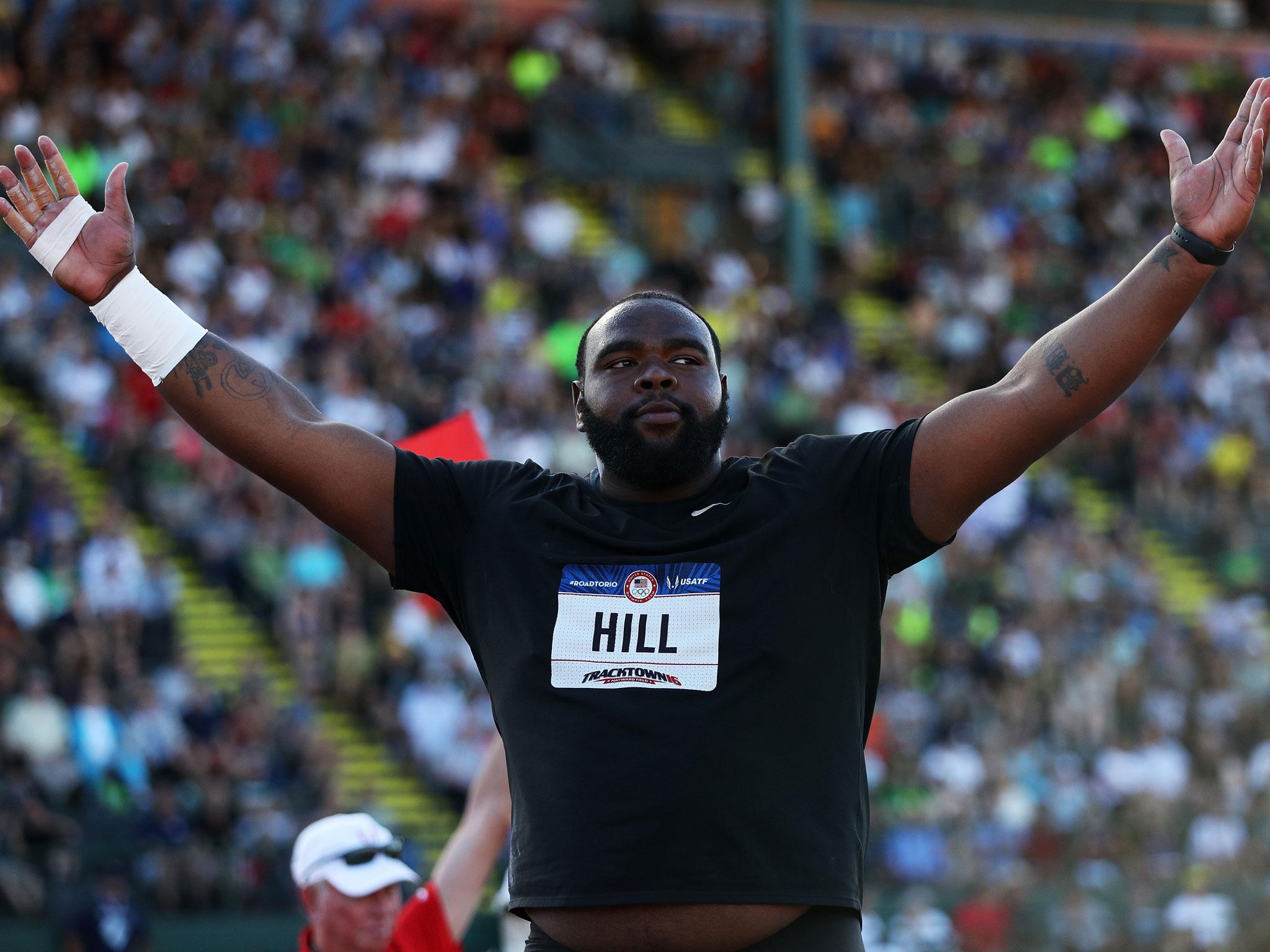 Darrell Hill participates in US Track & Field trials in June Patrick Smith/Getty