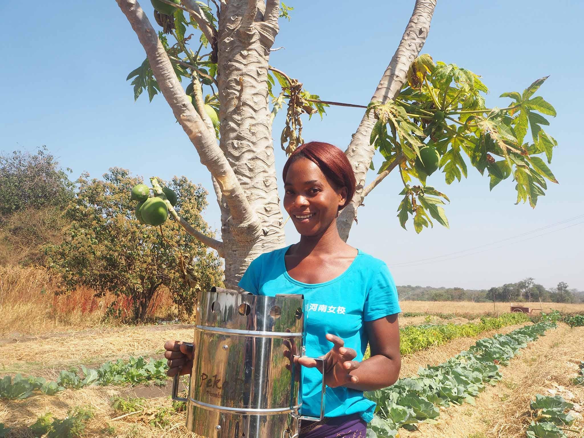 The stove reduces health complications associated with high carbon monoxide levels in charcoal