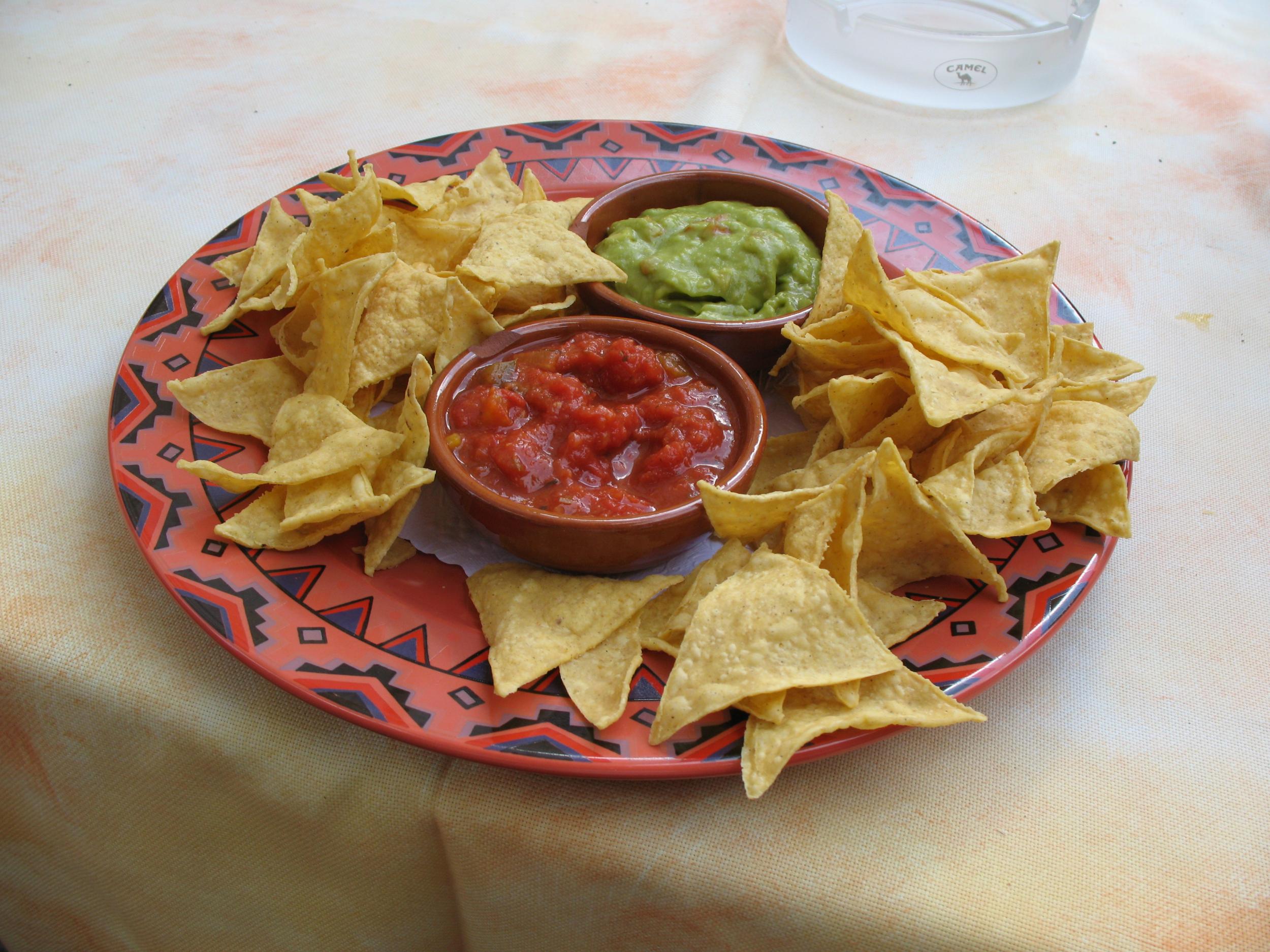 The amount of germs spread by double dipping depends how thick your dip is