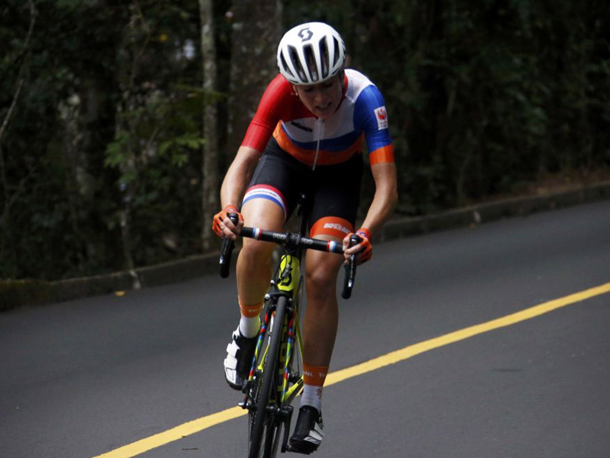 Annemiek van Vleuten suffered a horrific accident in the women's road race