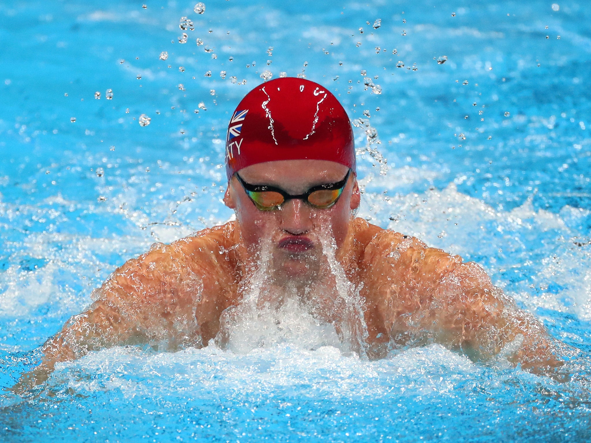 Adam Peaty goes for gold in the men's 100m breaststroke final