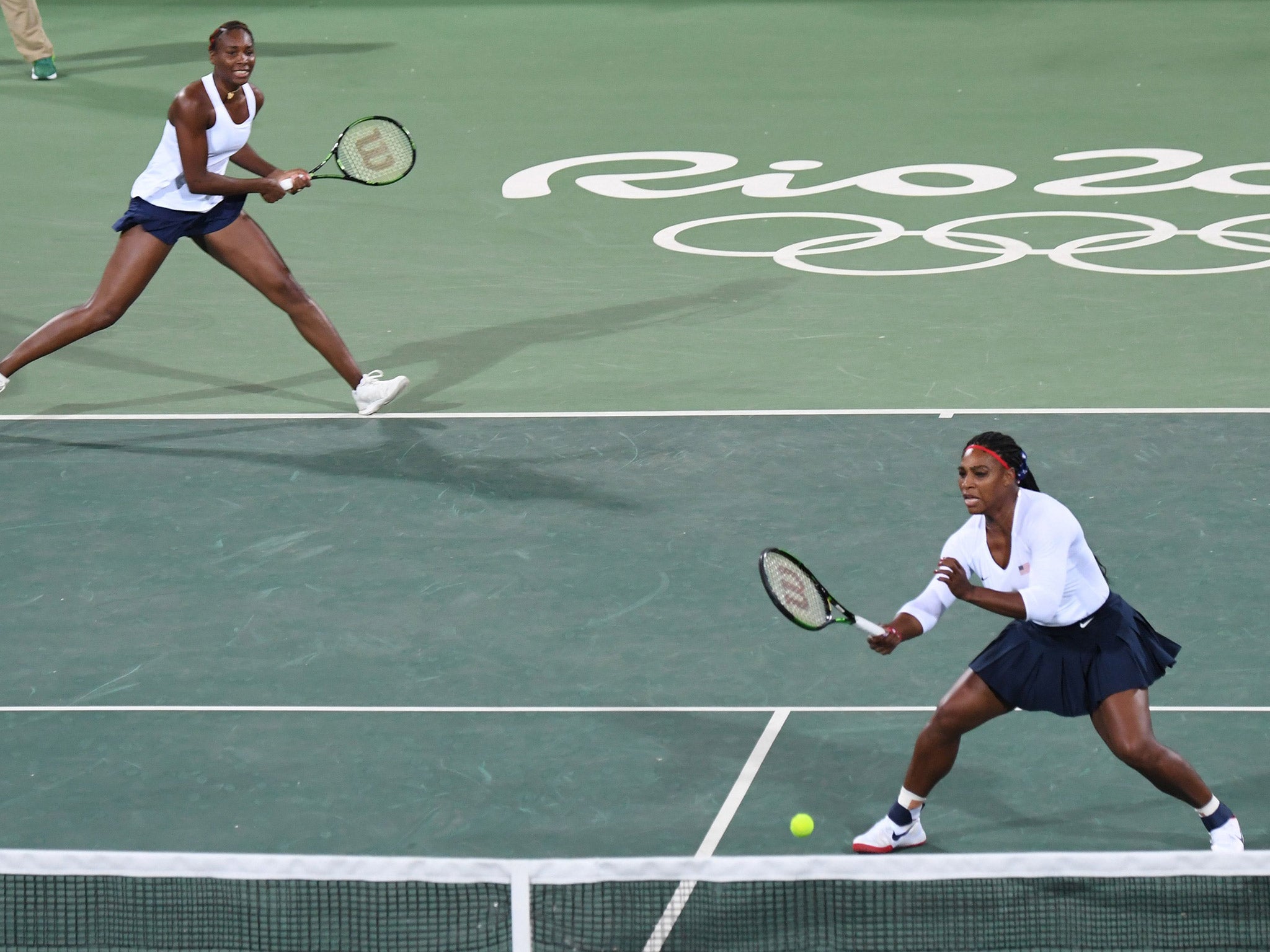 Serena Williams will continue in the women's singles but sister Venus is out of the Olympics