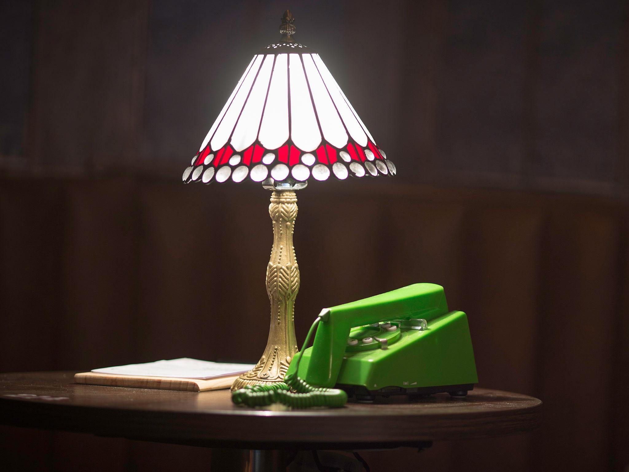 Each table at The Gin Tub has a phone which can be used to call the bar and other tables