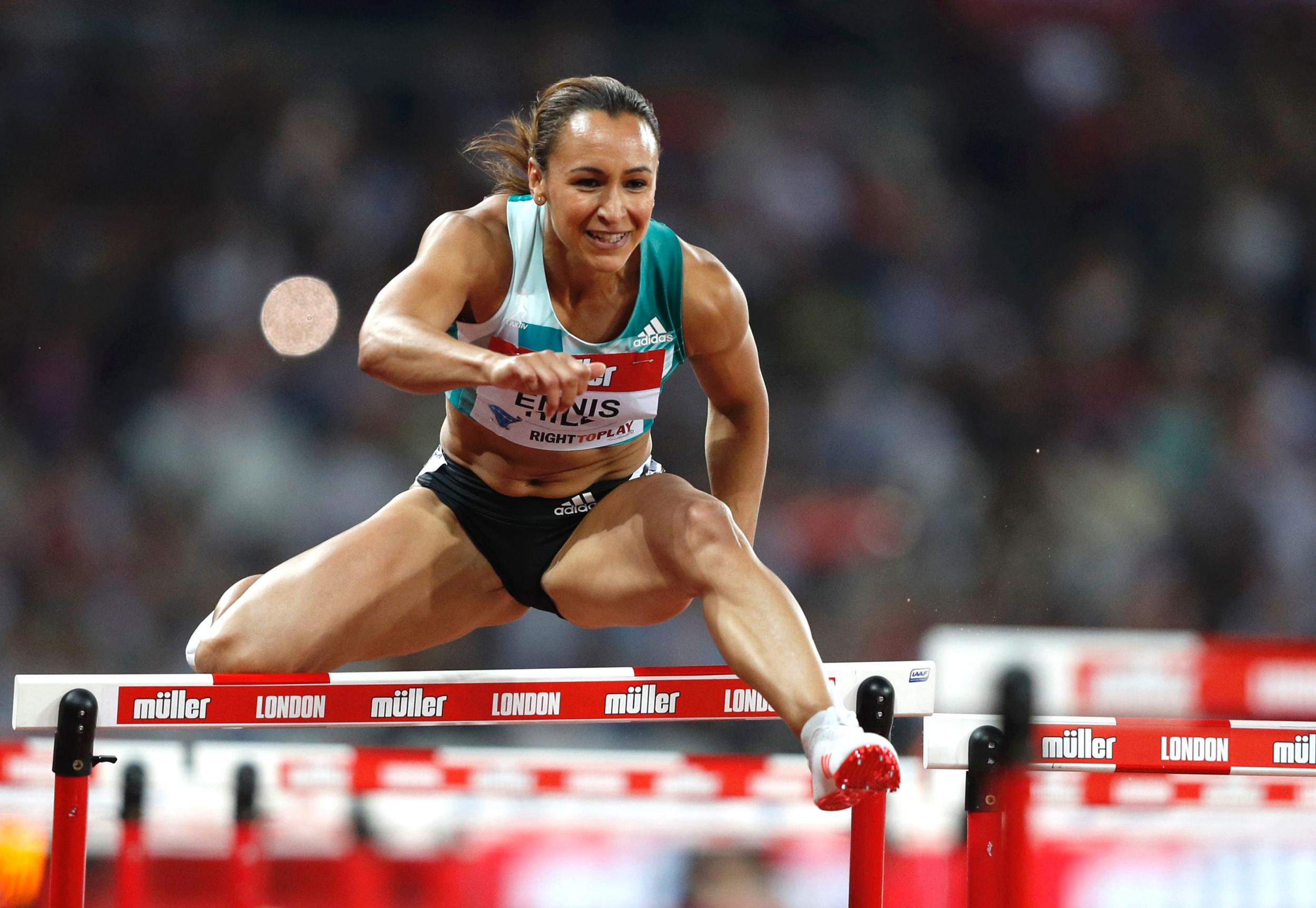 Jessica Ennis-Hill at the IAAF Diamond League Anniversary Games athletics meeting, July 22, 2016