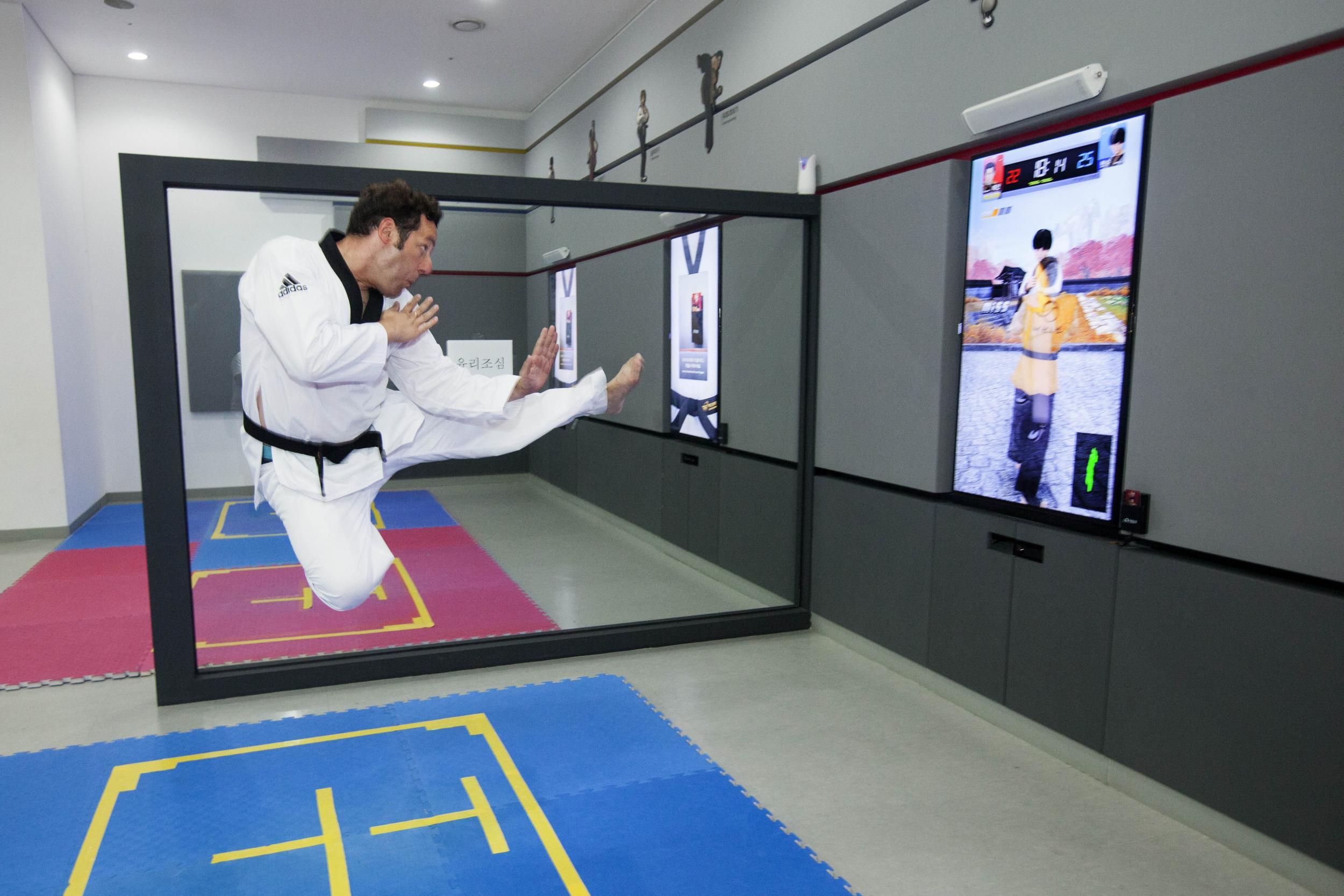 &#13;
Visitors can also learn moves by playing interactive videogames in the ‘Experience Centre’ &#13;