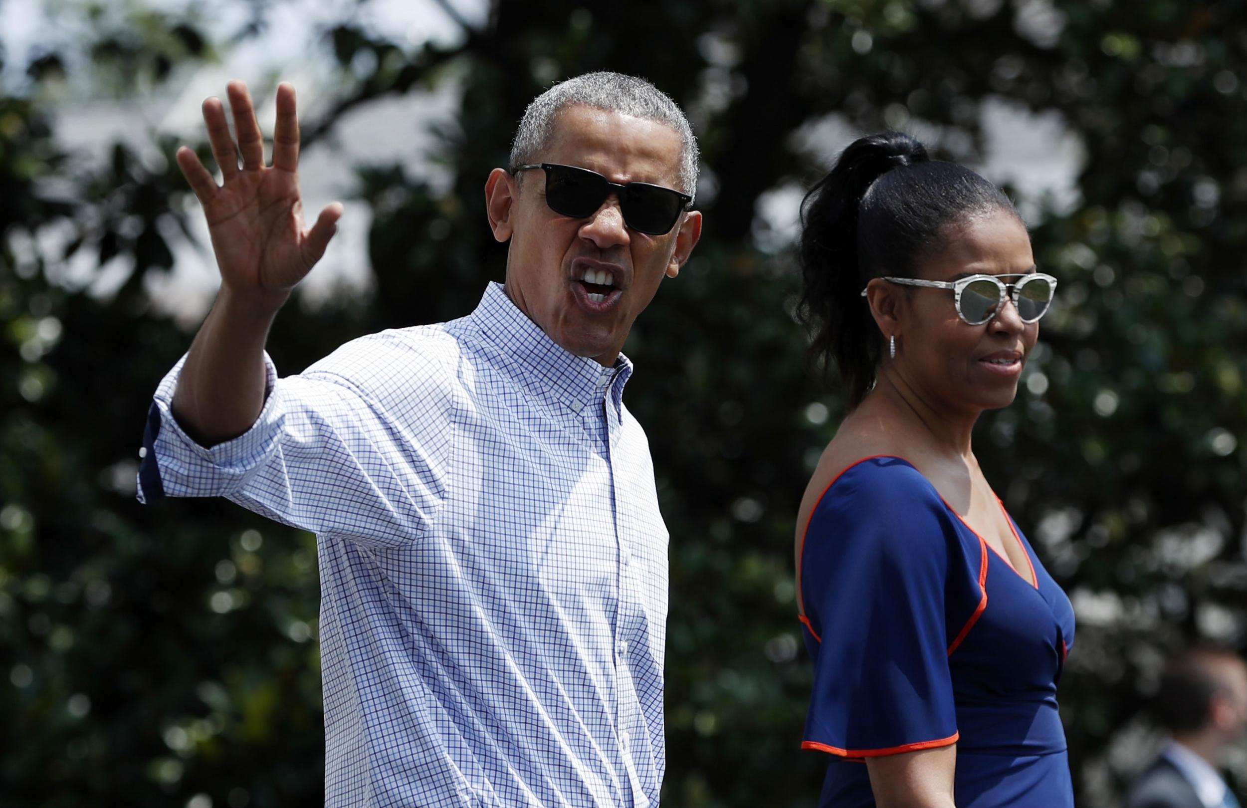 Back on Martha's Vineyard for the first family's summer break