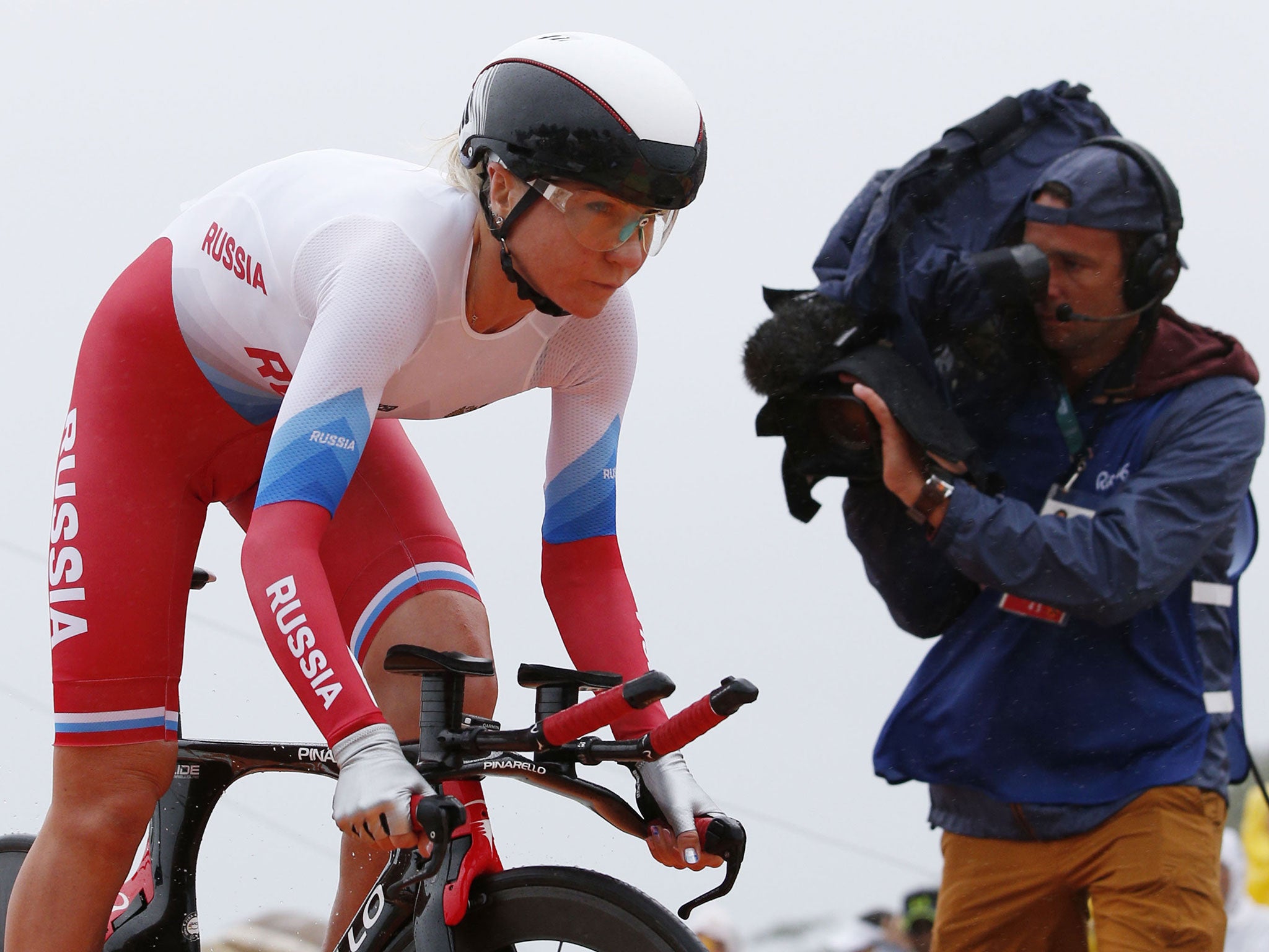 
Zabelinskaya believed she had won gold until Armstrong's surge 