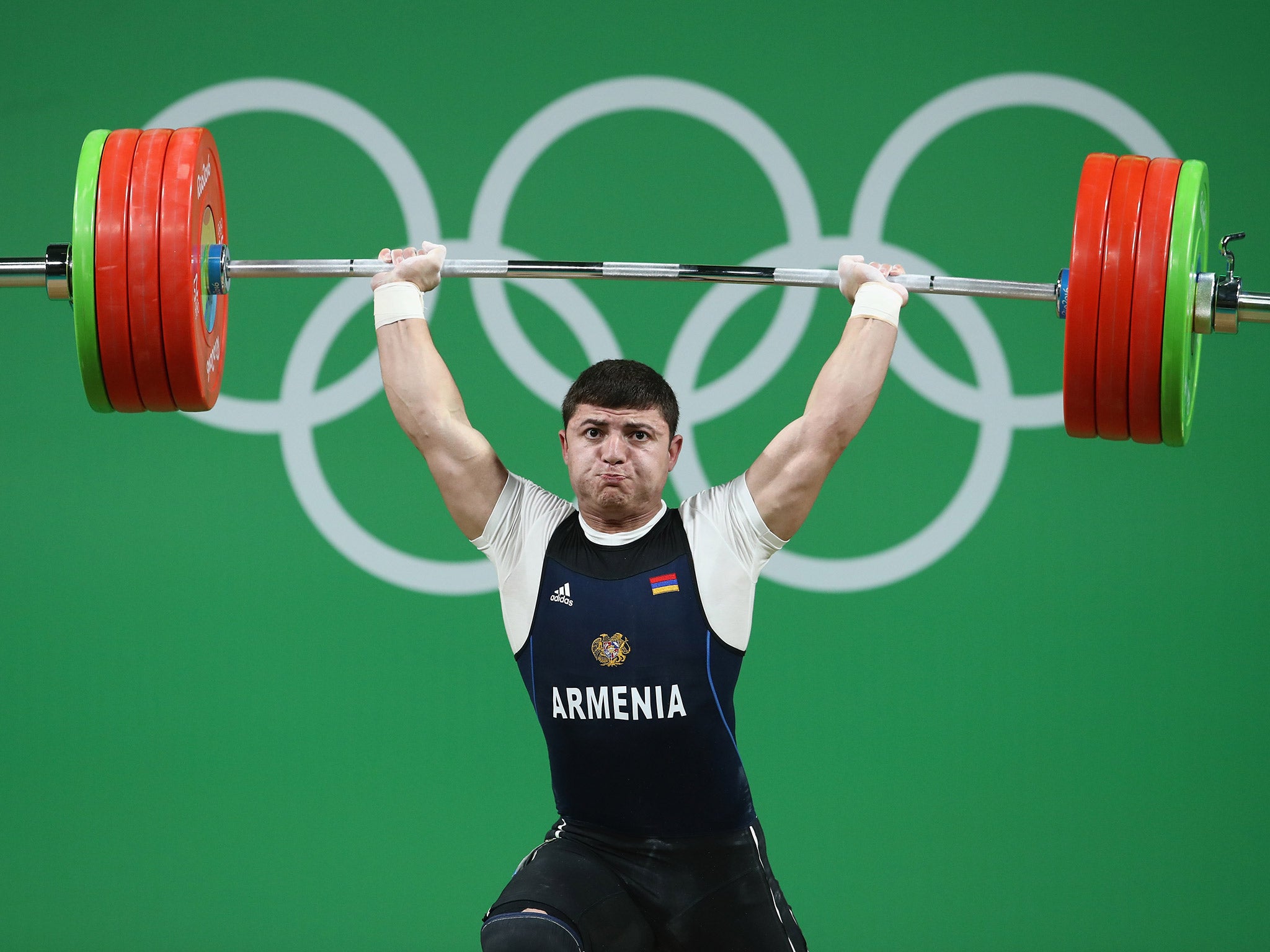 Karapetyan was attempting to lift 195kg