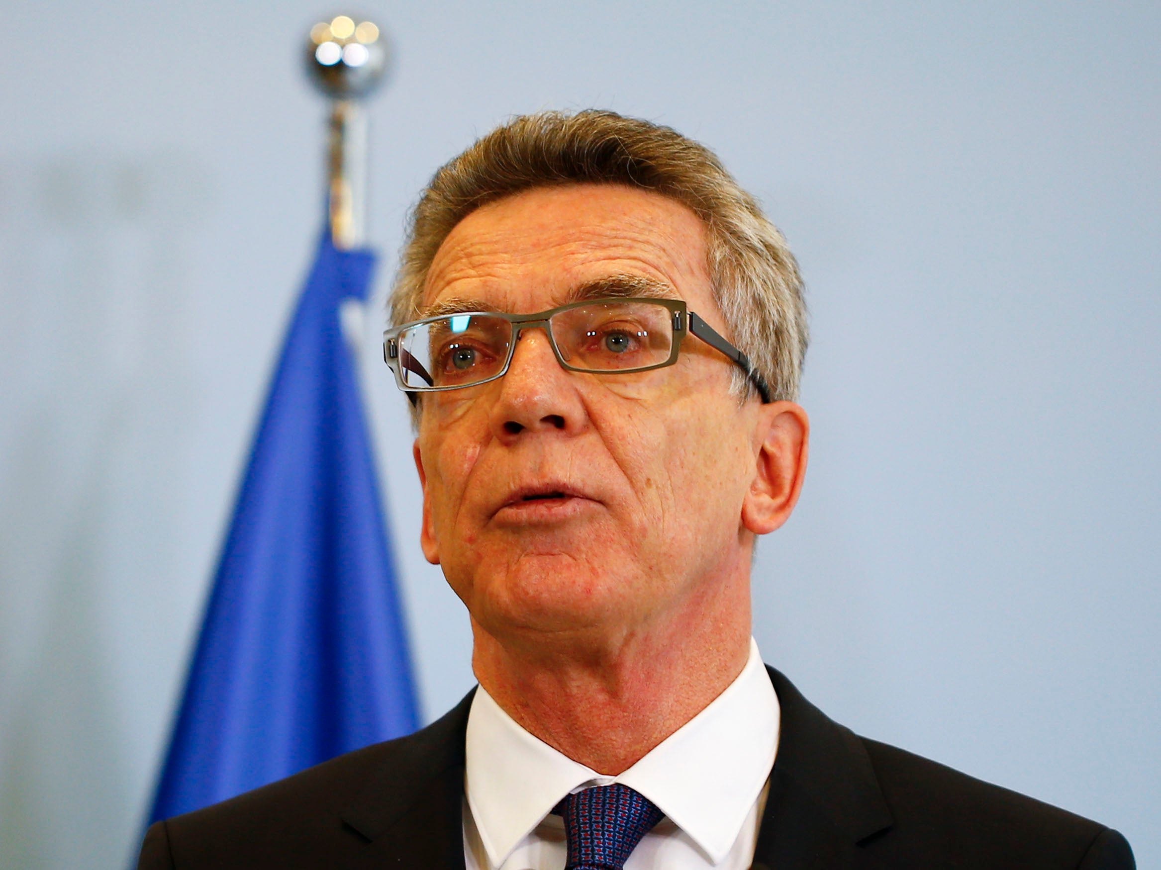 German Interior Minister Thomas de Maiziere