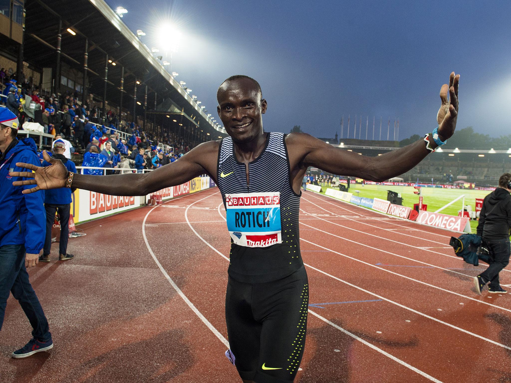 Kenyan 800m runner Ferguson Rotich