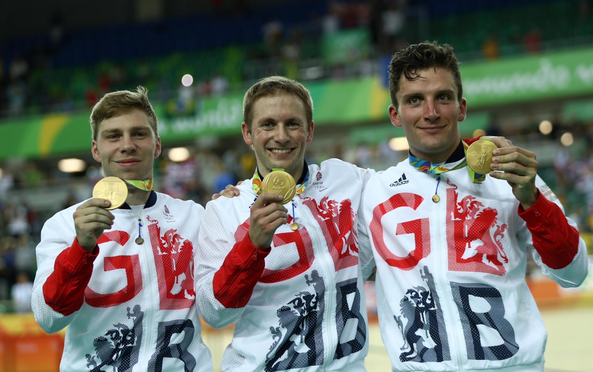 Britain's first gold in the cycling