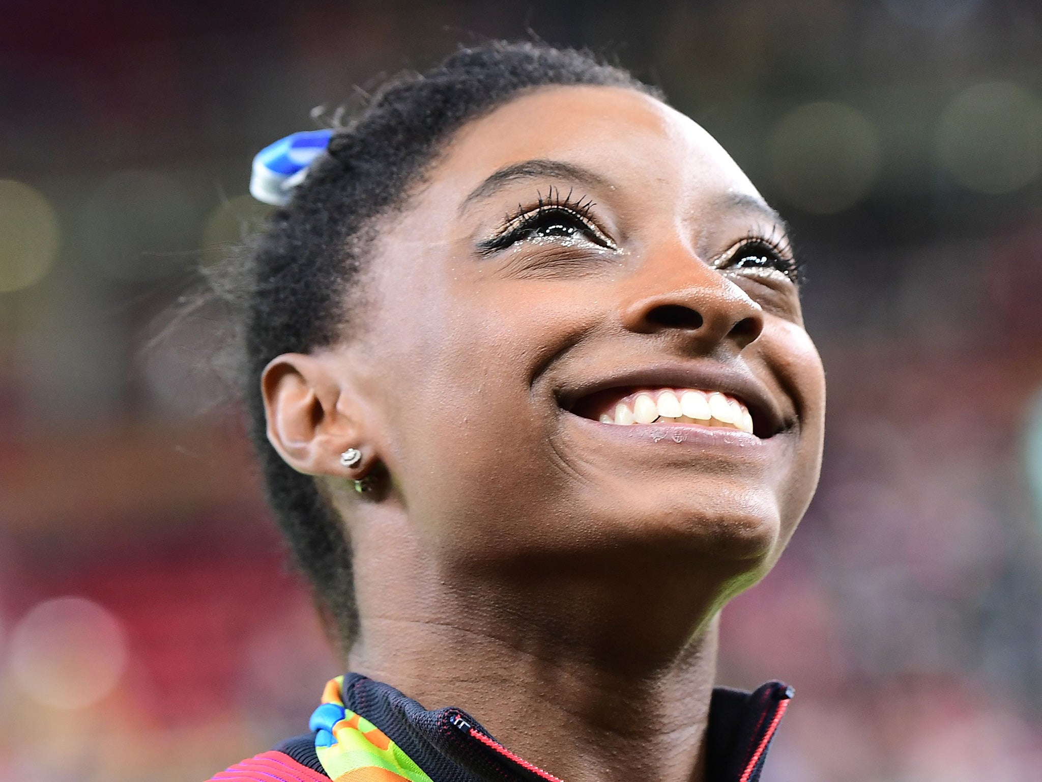 Biles produced a brilliant display to take her second gold of the Games