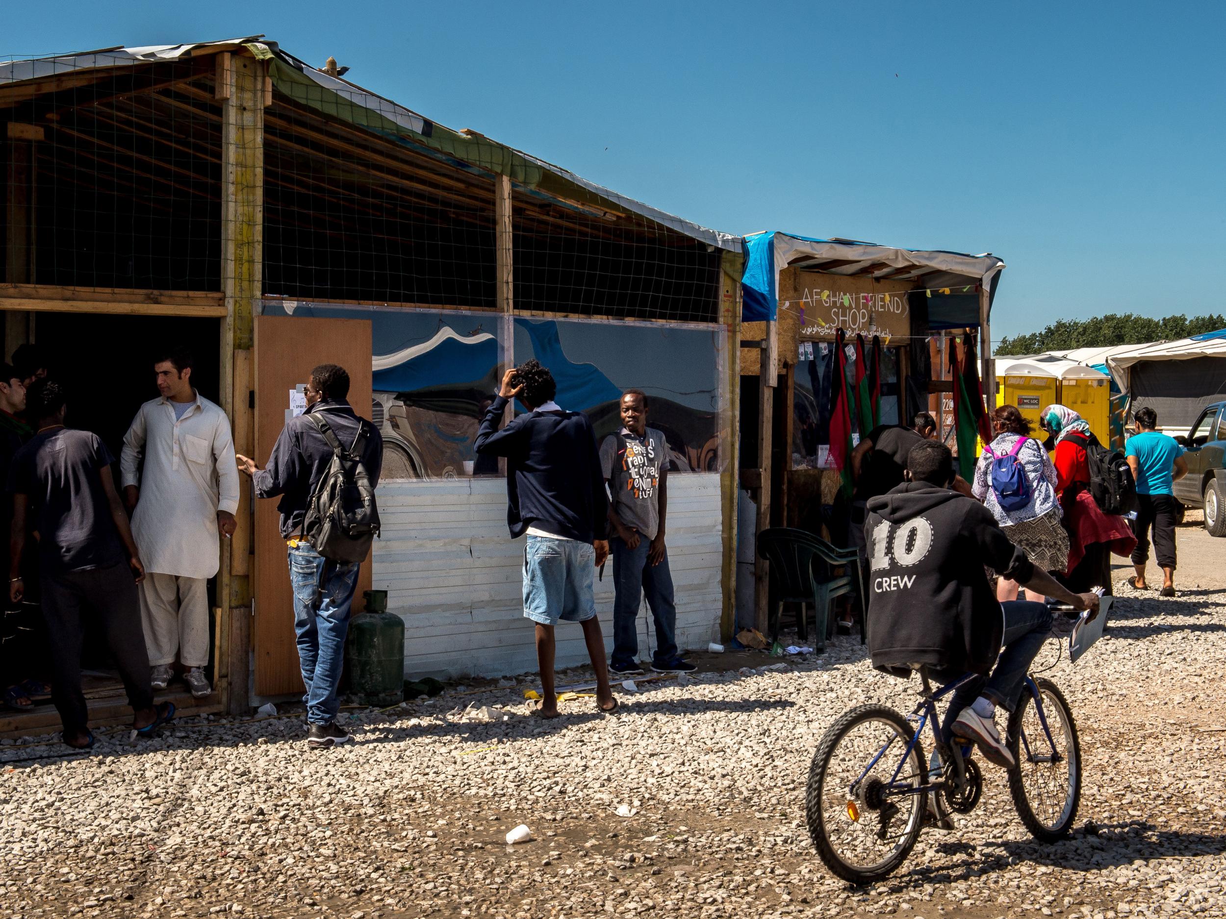 Preserving the shops will help protect the dignity of the refugees in the 'Jungle' camp, Help Refugees say