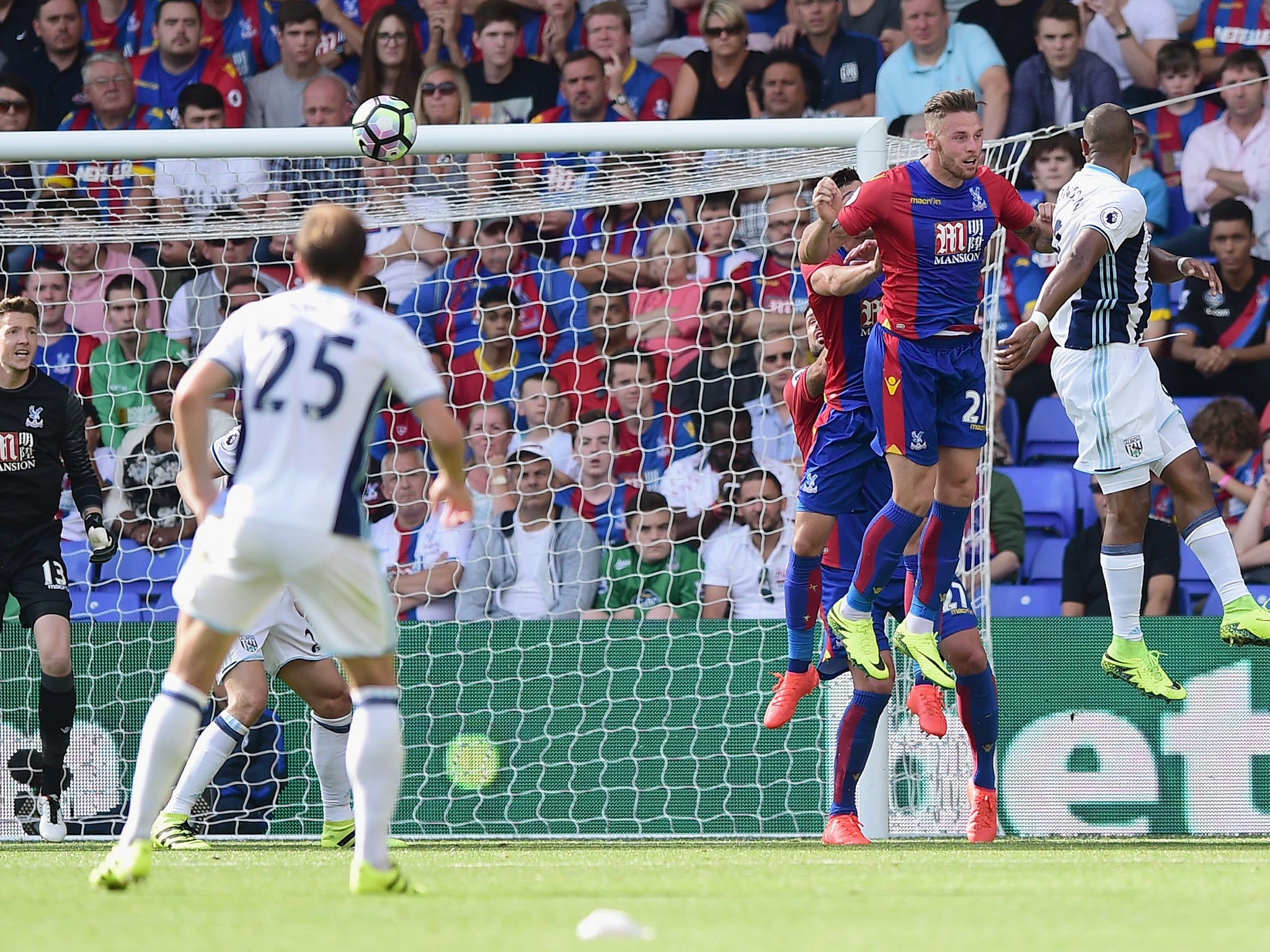 Rondon rises to head past Hennessey in the Palace goal