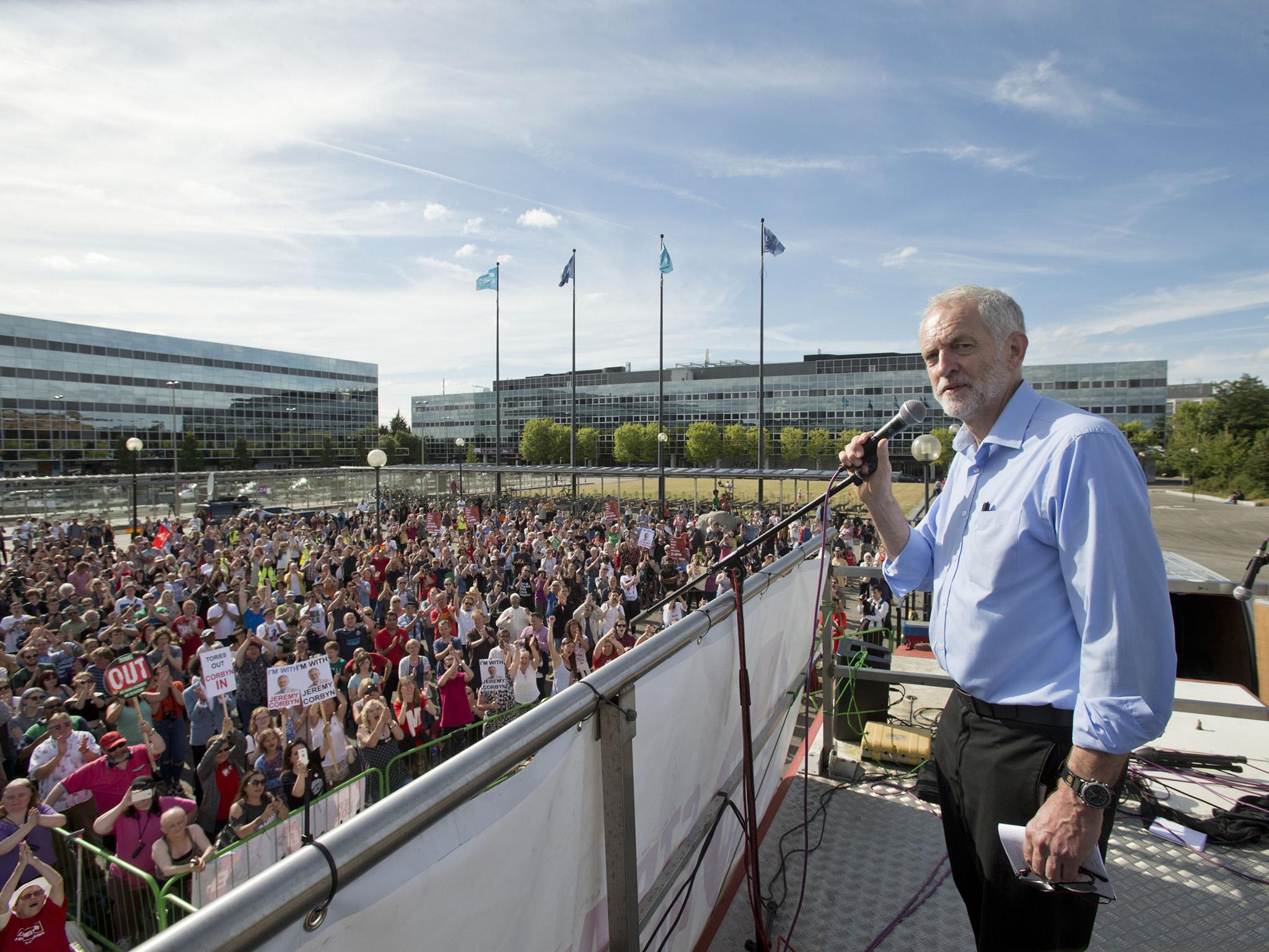 A spokesperson for Jeremy Corbyn's campaign praised the "strength and solidarity" shown by the five Labour members