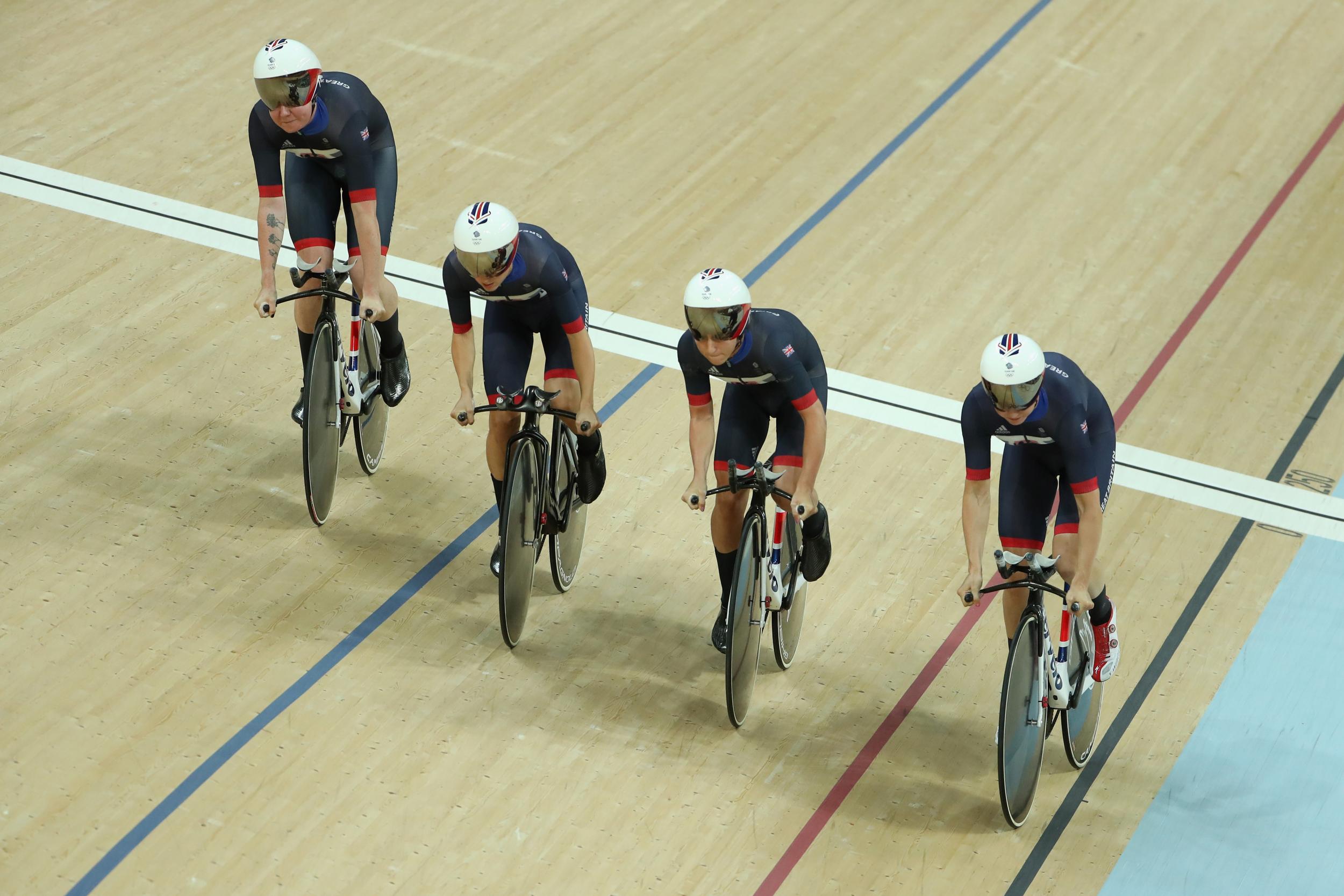 The women's team pursuit