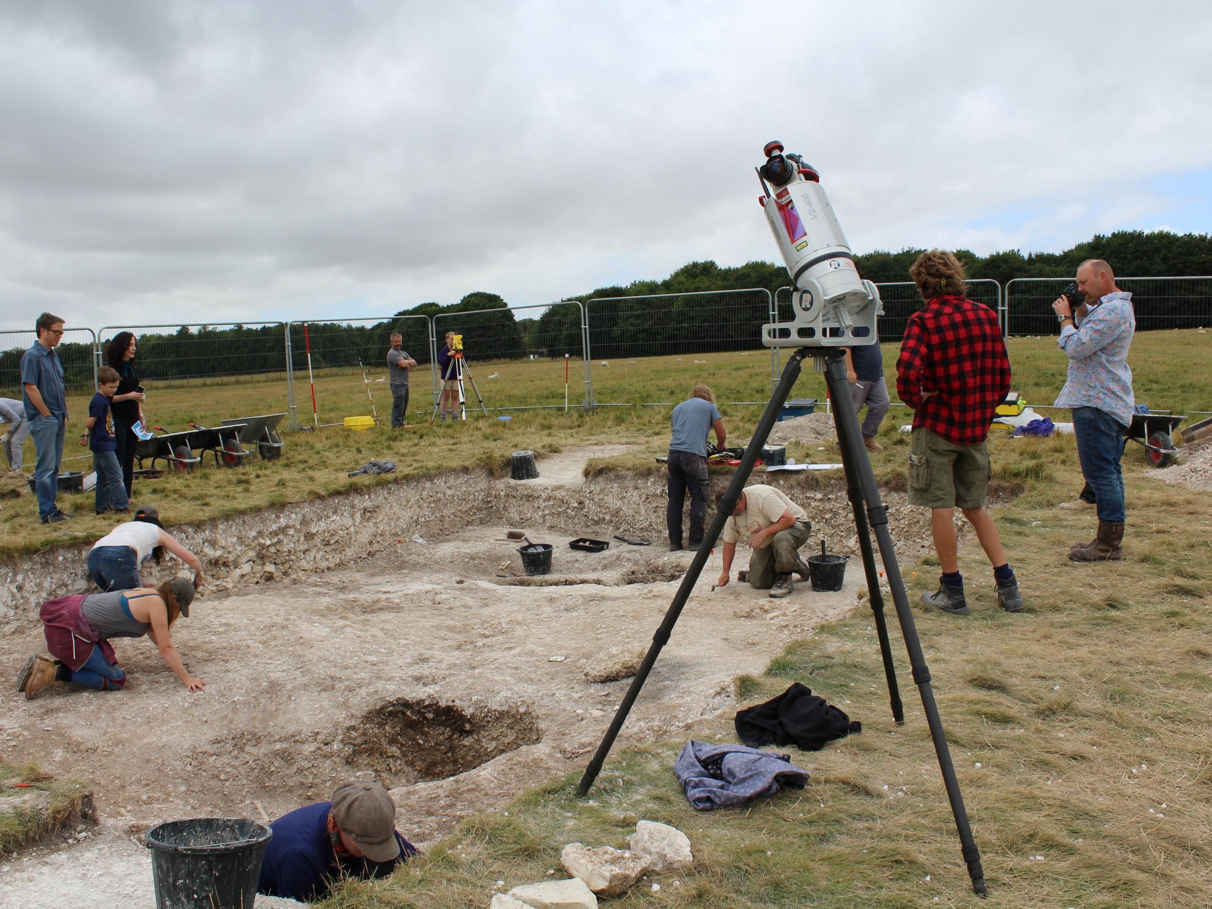 Laser scanning Durrington Walls