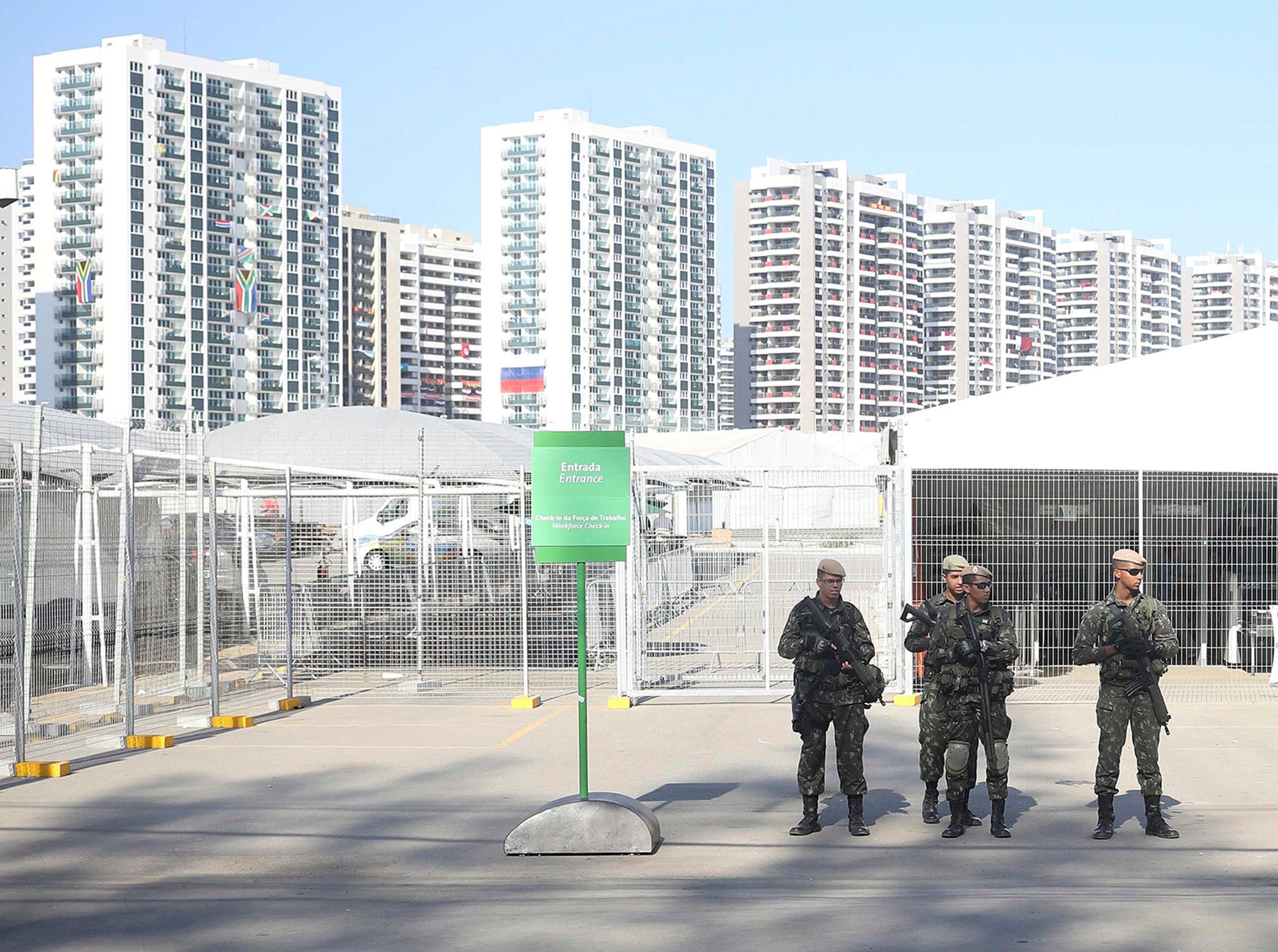 Around 250 tonnes of raw ingredients are used to feed the 18,000 Olympians living at the athletes' village