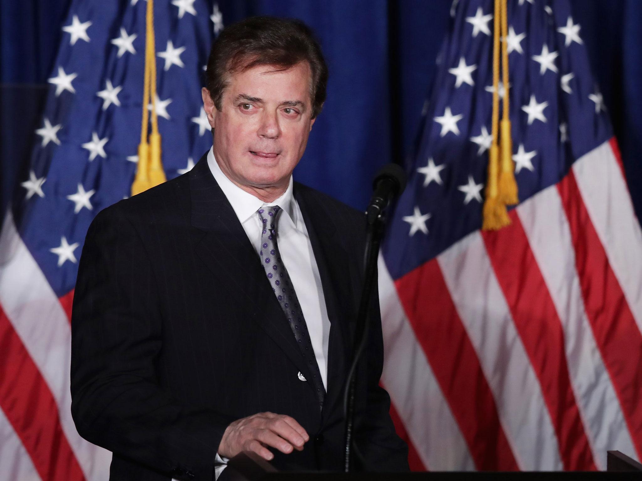 Paul Manafort denied the allegations, which have not been confirmed