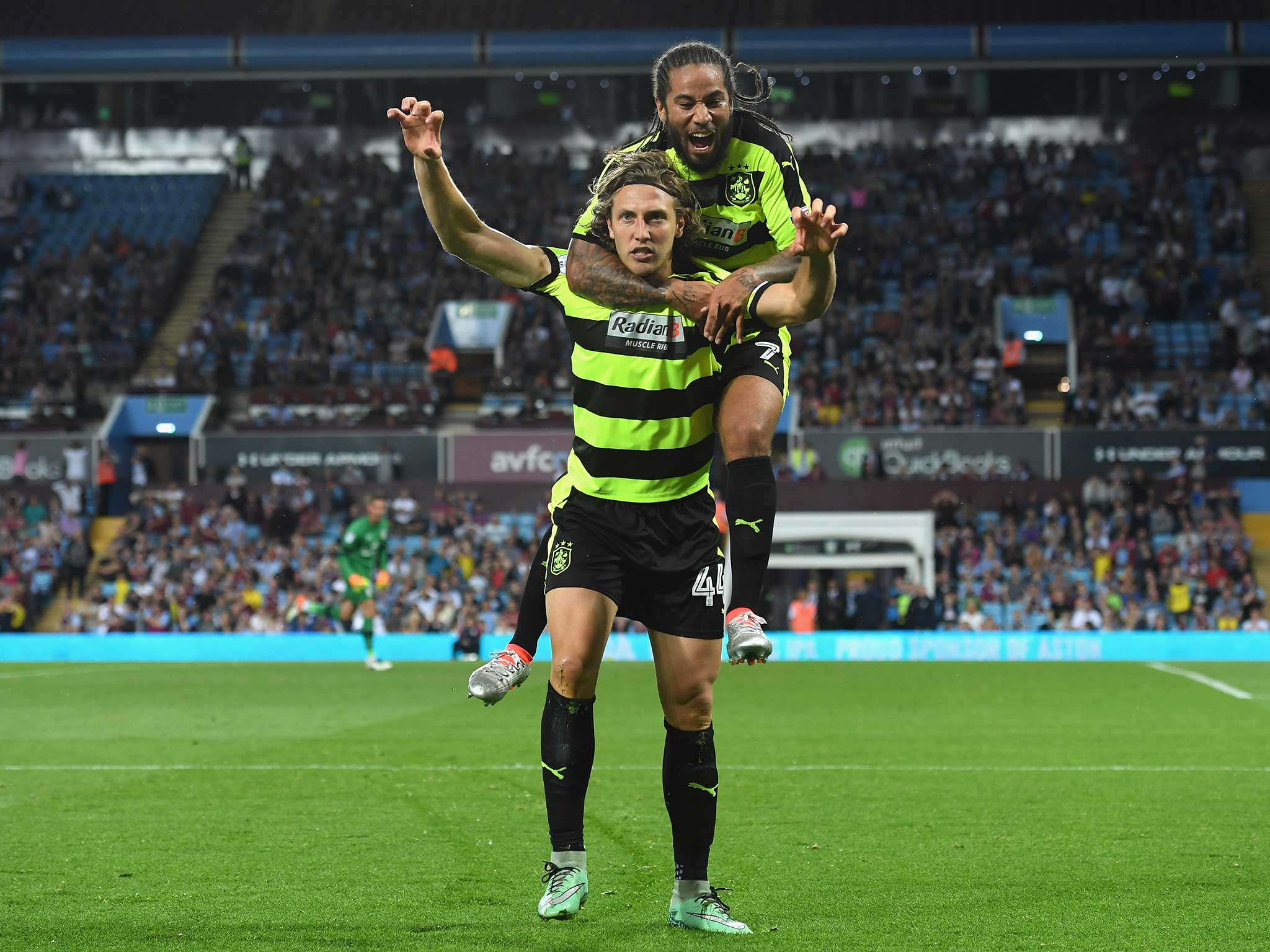 Michael Hefele's lucky goal denied Aston Villa three points