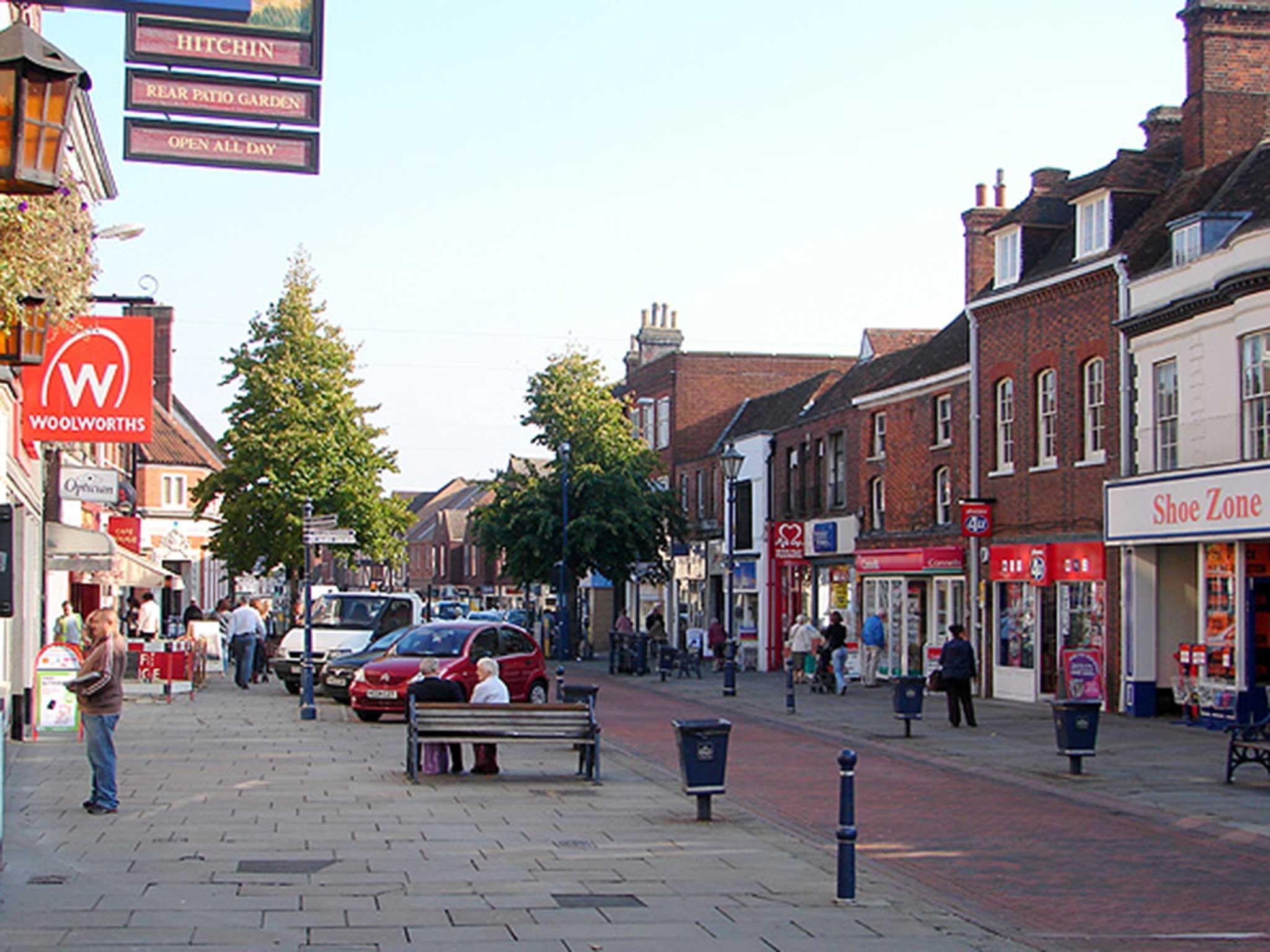 Hitchin has been named the most expensive market town for first-time buyers