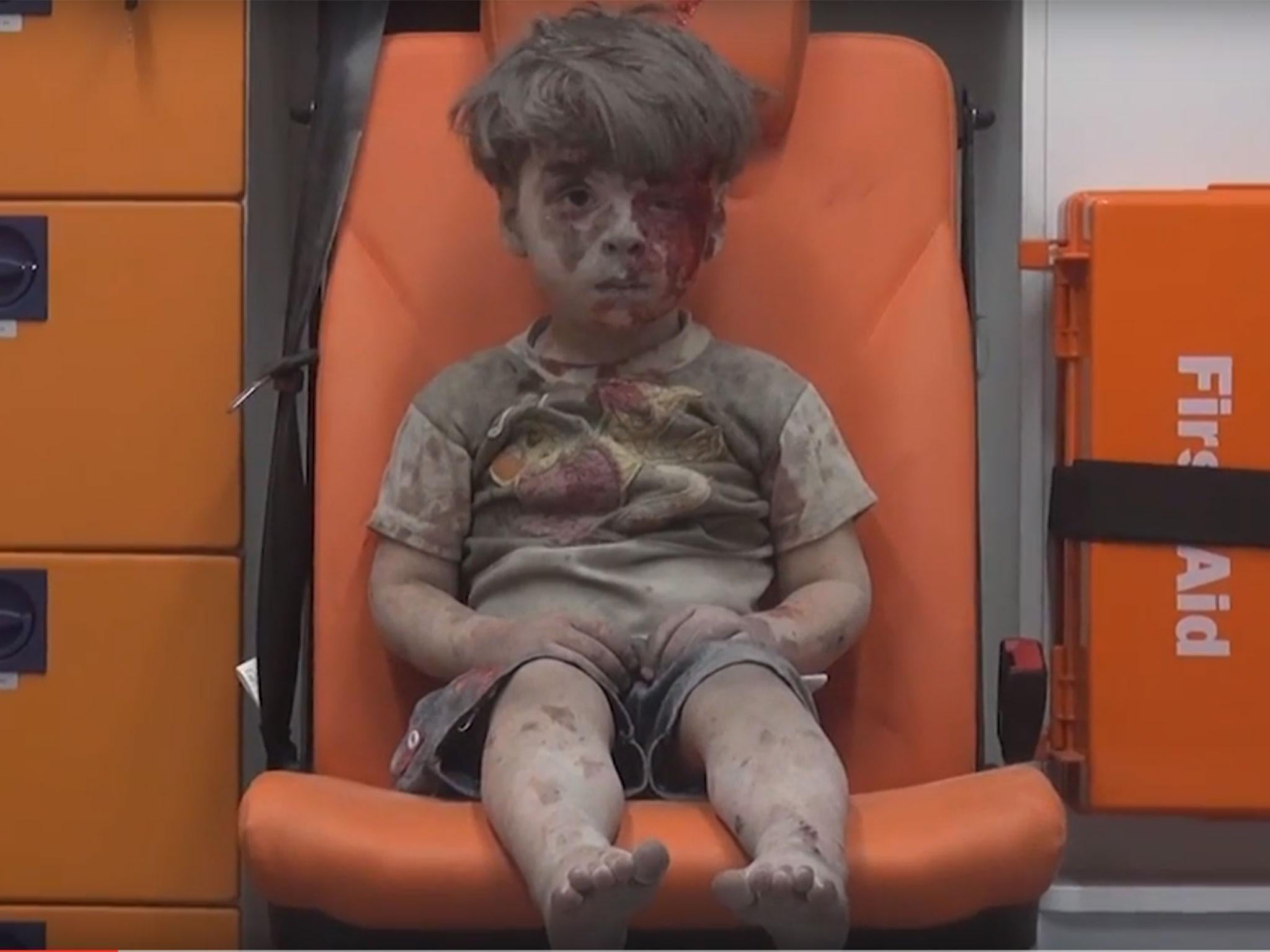 This image of five-year-old Omran Daqneesh shocked even hardened observers of the Syrian conflict