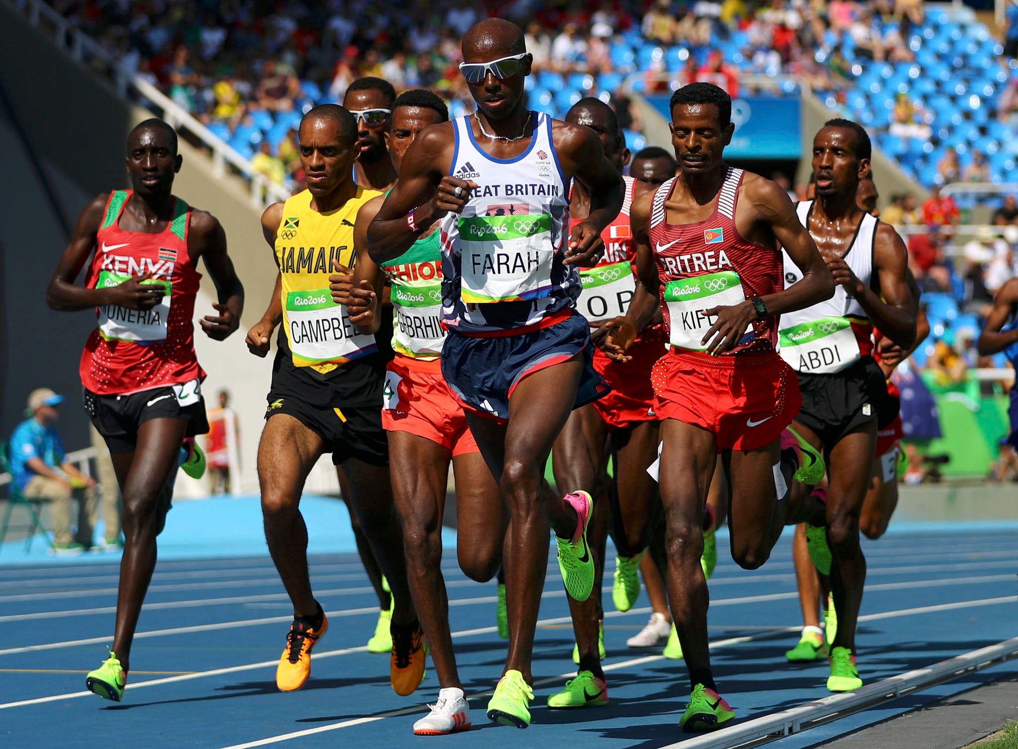 Mo Farah was born on 23 March 1983 and has so far won three Olympic golds