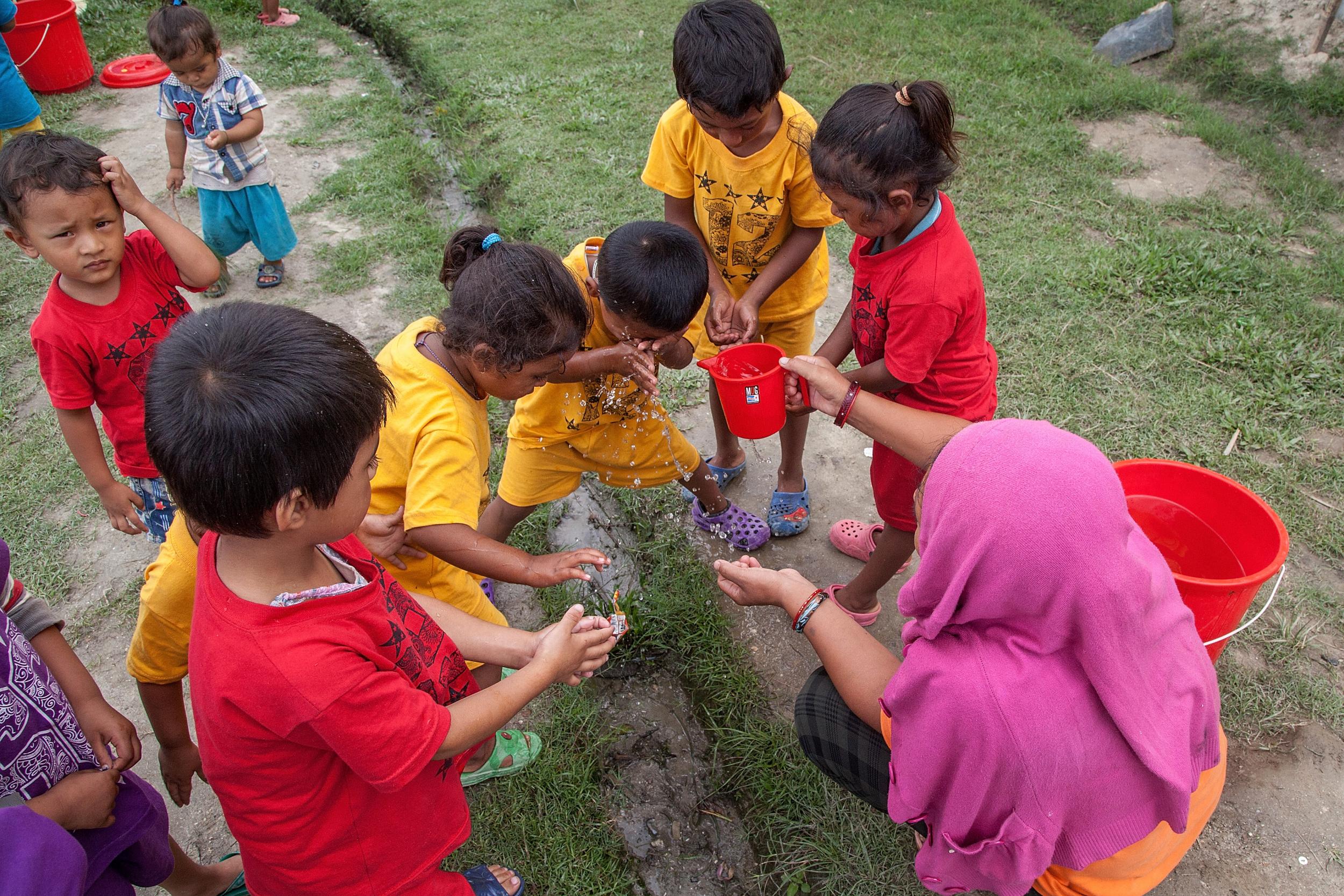 Volunteer projects can help communities in countries such as Nepal, where many people are still displaced after the 2015 earthquake (Omar Havana/Getty)