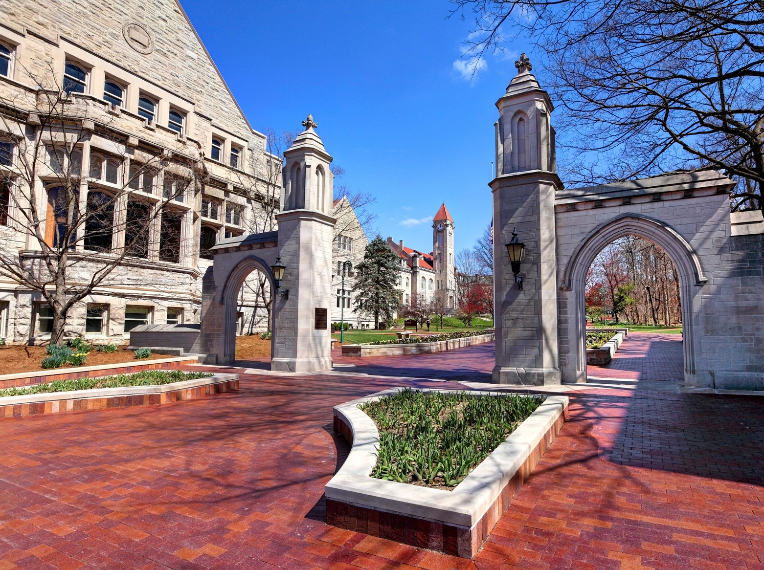 An entrance to Indiana University in south Indianaopolis