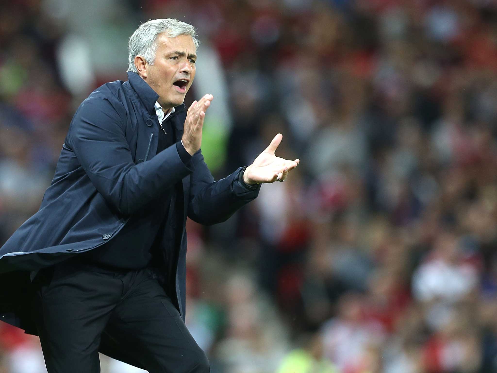 Jose Mourinho implores his players to attack