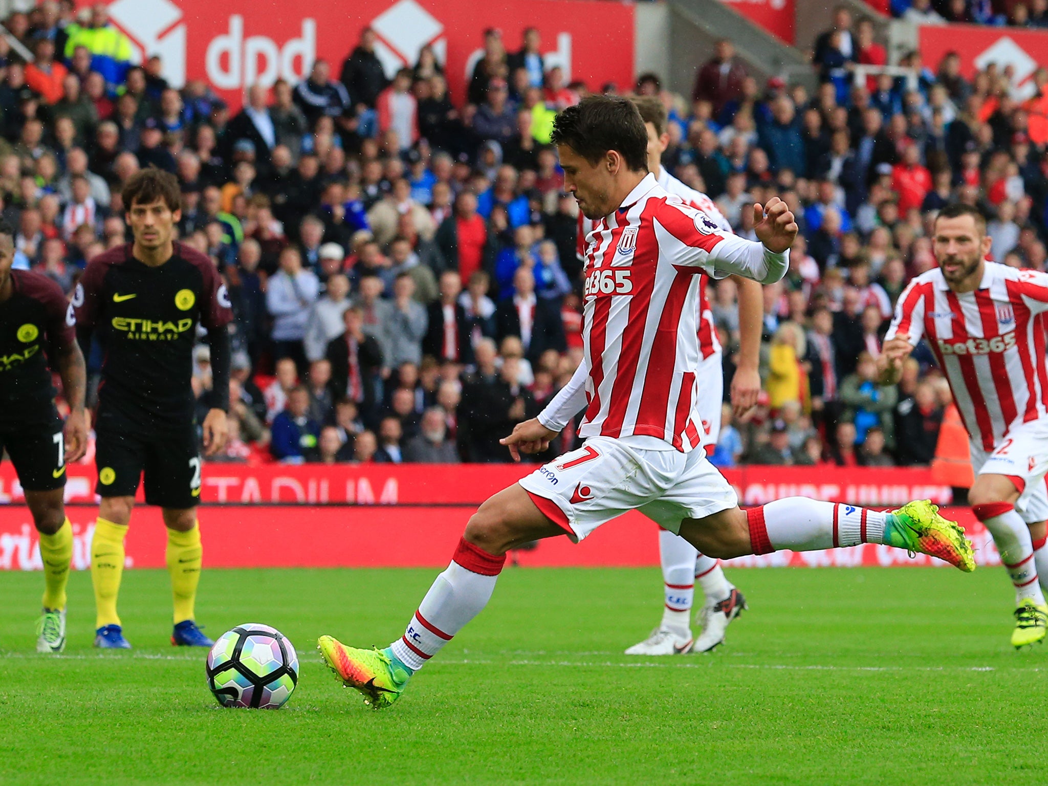 Bojan dispatches his second-half penalty