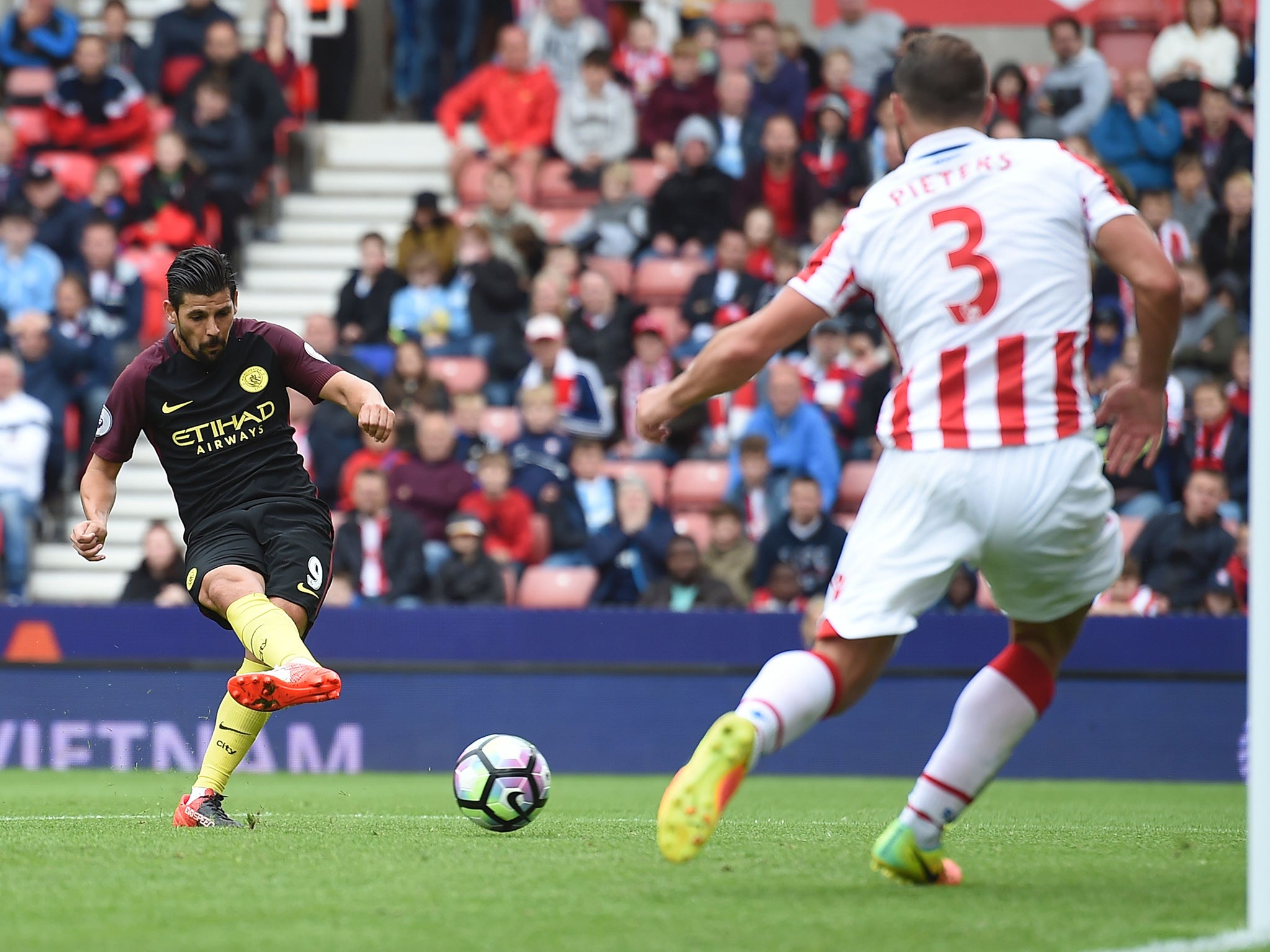 Nolito bags his first and City's third of the afternoon