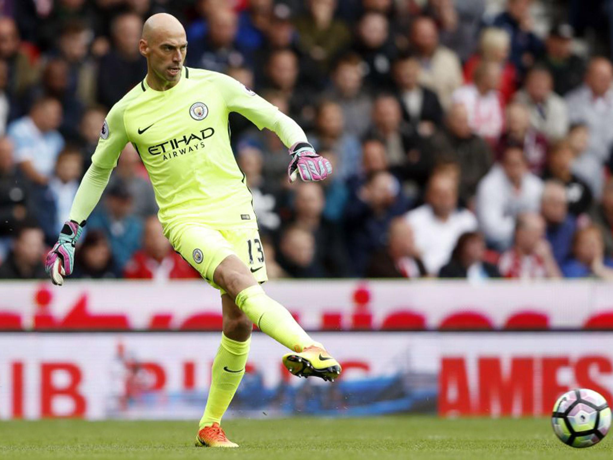 &#13;
Willy Caballero has enjoyed a resurgence under Guardiola (Reuters)&#13;