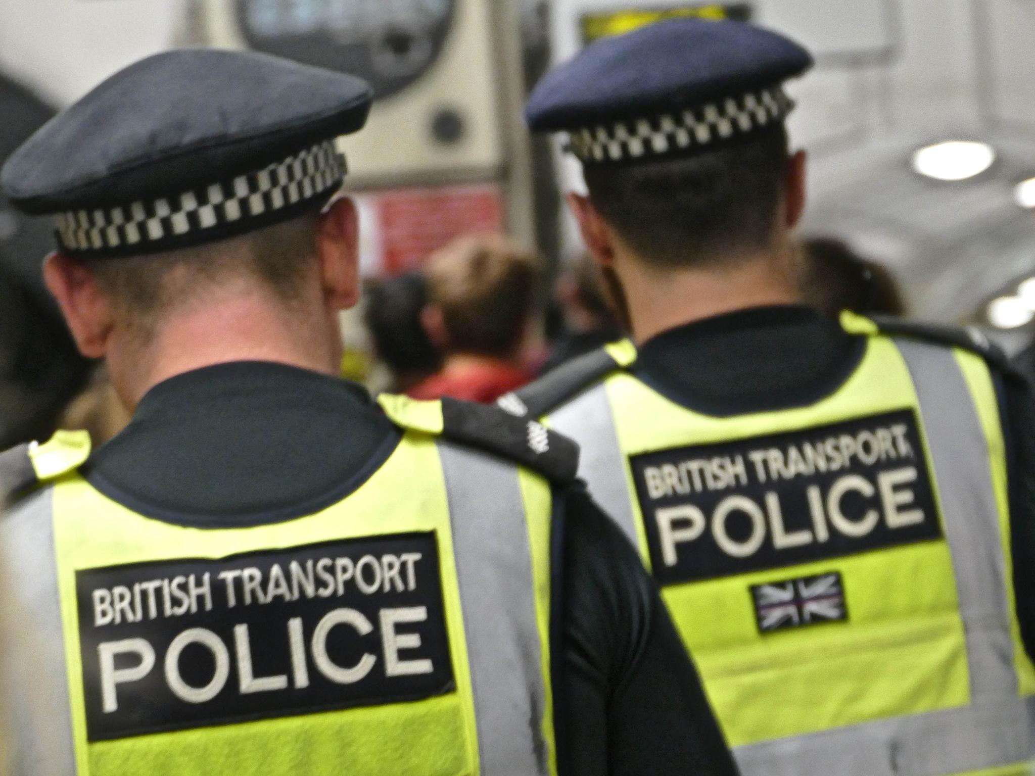 British Transport Police attended the scene at Slough train station