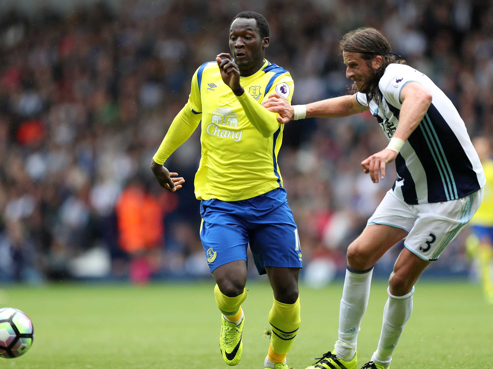 Romelu Lukaku made an appearance off the bench for Everton this weekend