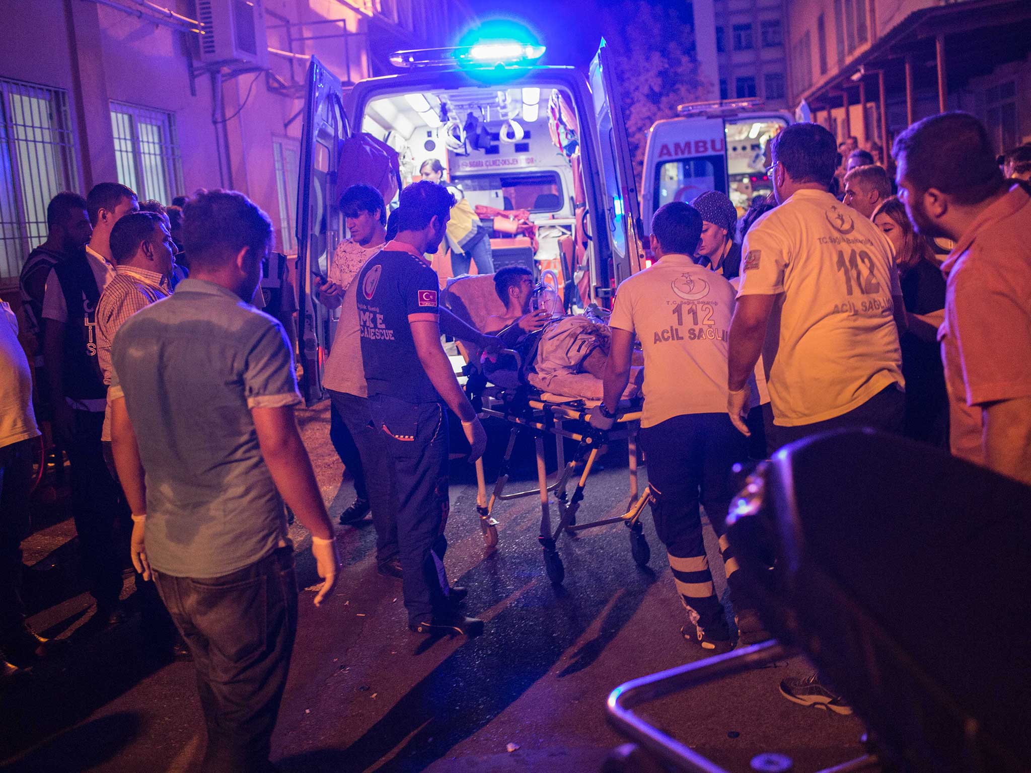 The late-night attack happened in Gaziantep in the south east