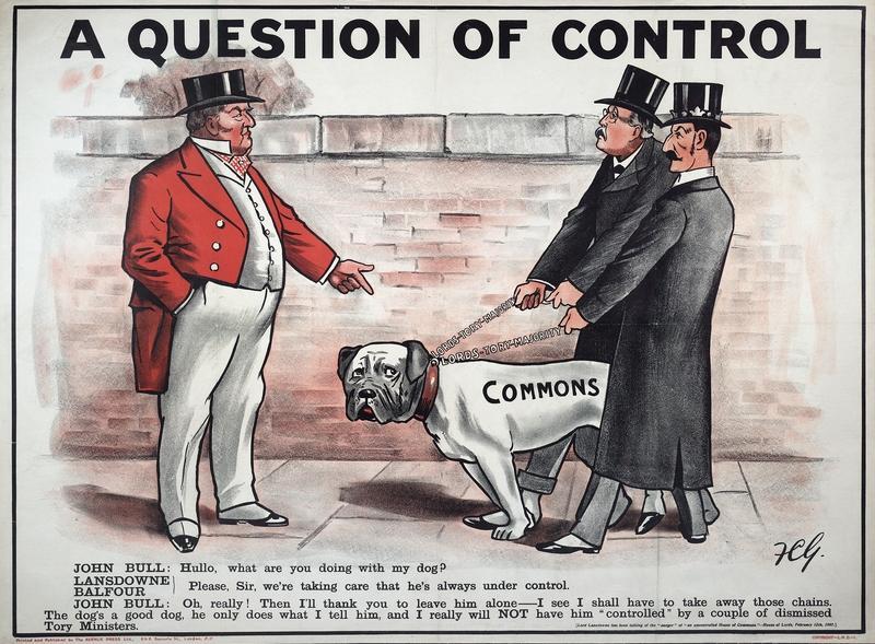 Tory Lords ‘controlling’ the Commons, 1907-08