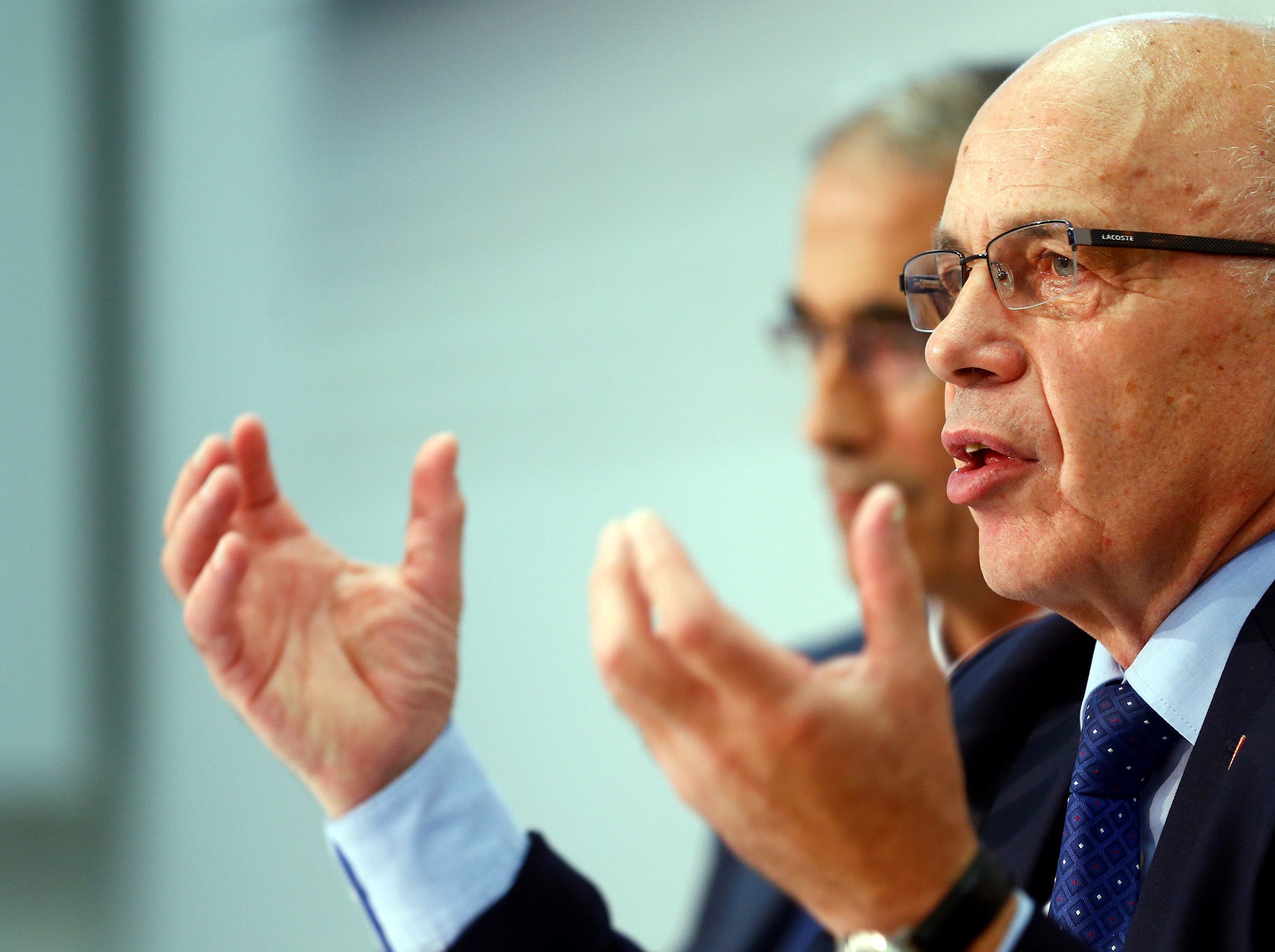 Swiss Finance Minister Ueli Maurer speaking at a news conference in Bern, Switzerland June 29, 2016